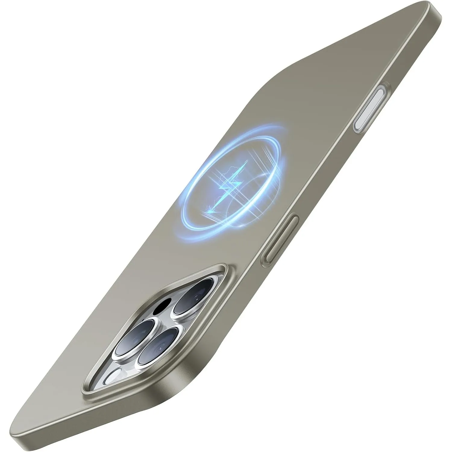 TORRAS Ultra Dünn für iPhone 16 Pro Max Hülle für MagSafe Case, Grau