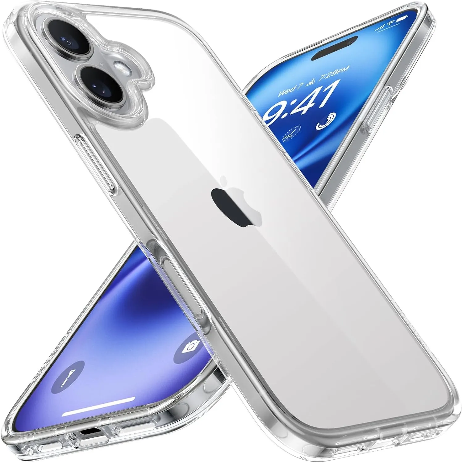 TORRAS Diamond für iPhone 16 Hülle [TOP Militärstandard FallSchutz] [Nie Vergilbung] Stoßfeste Handyhülle für iPhone 16…