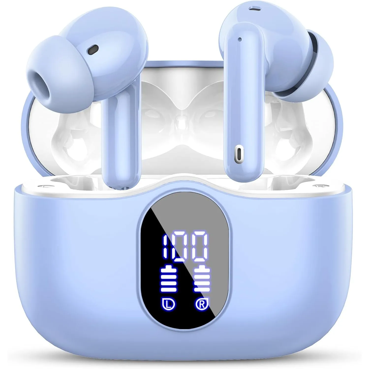 Kopfhörer Kabellos Bluetooth, Bluetooth 5.4 Kopfhörer, Tiefer Bass Ohrhörer