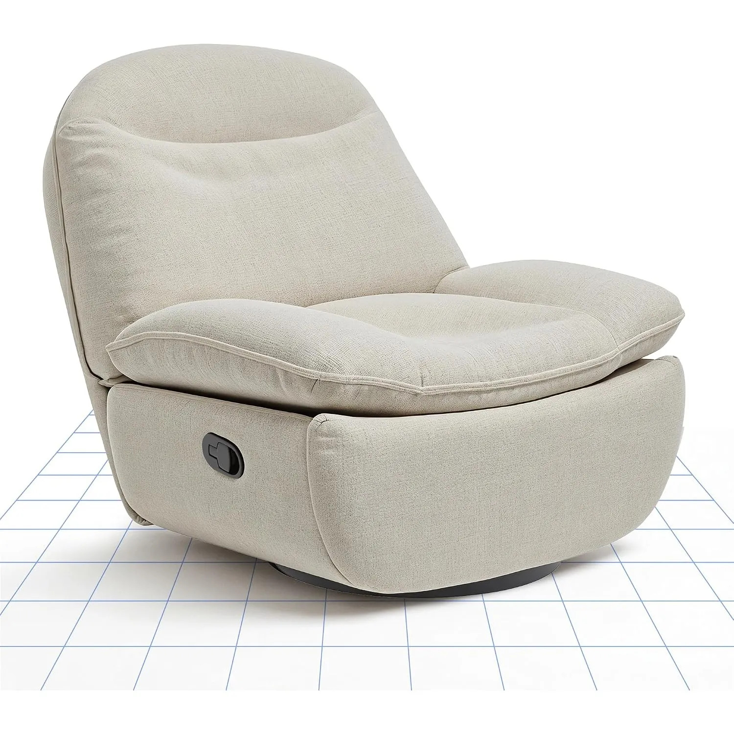 FLEXISPOT Relaxsessel, Drehsessel, Fernsehsessel XC6 OVAL