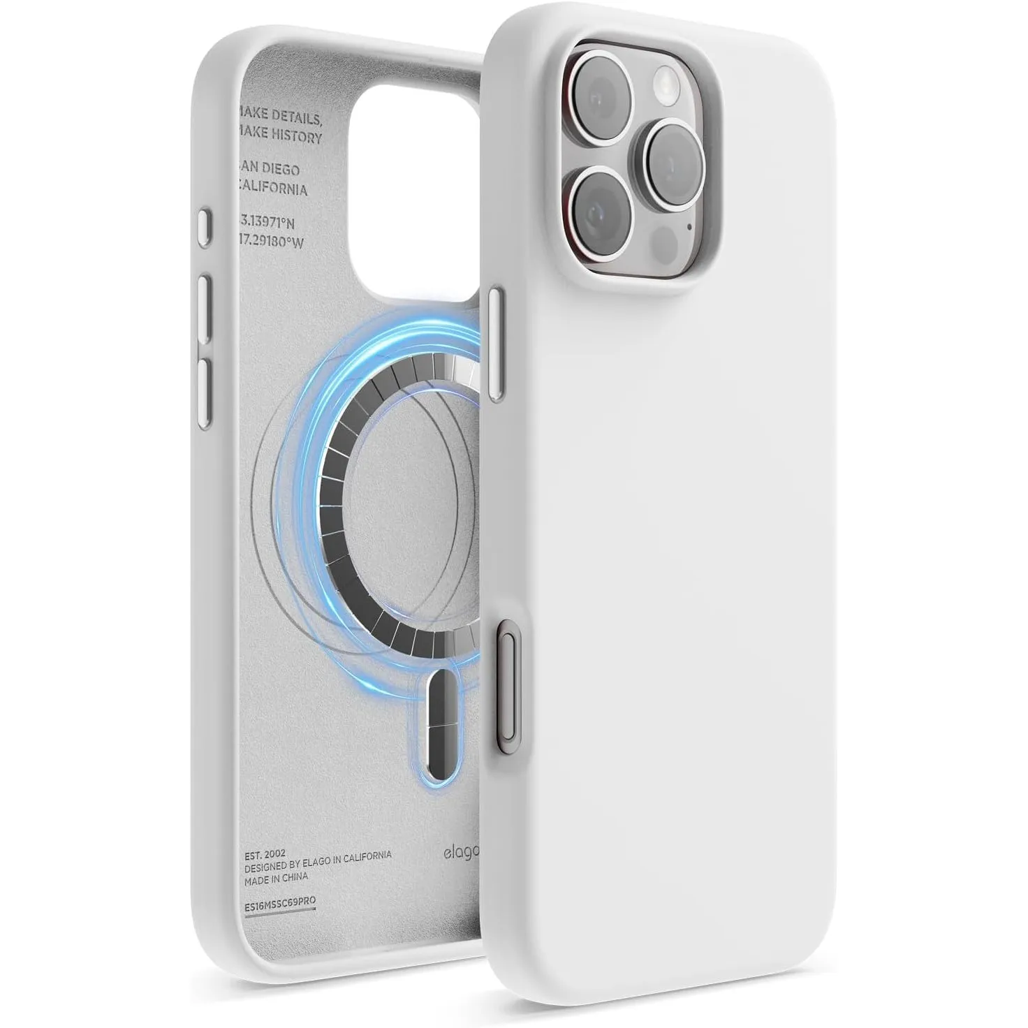elago Magnetische Silikon Hülle für iPhone 16 Pro Max