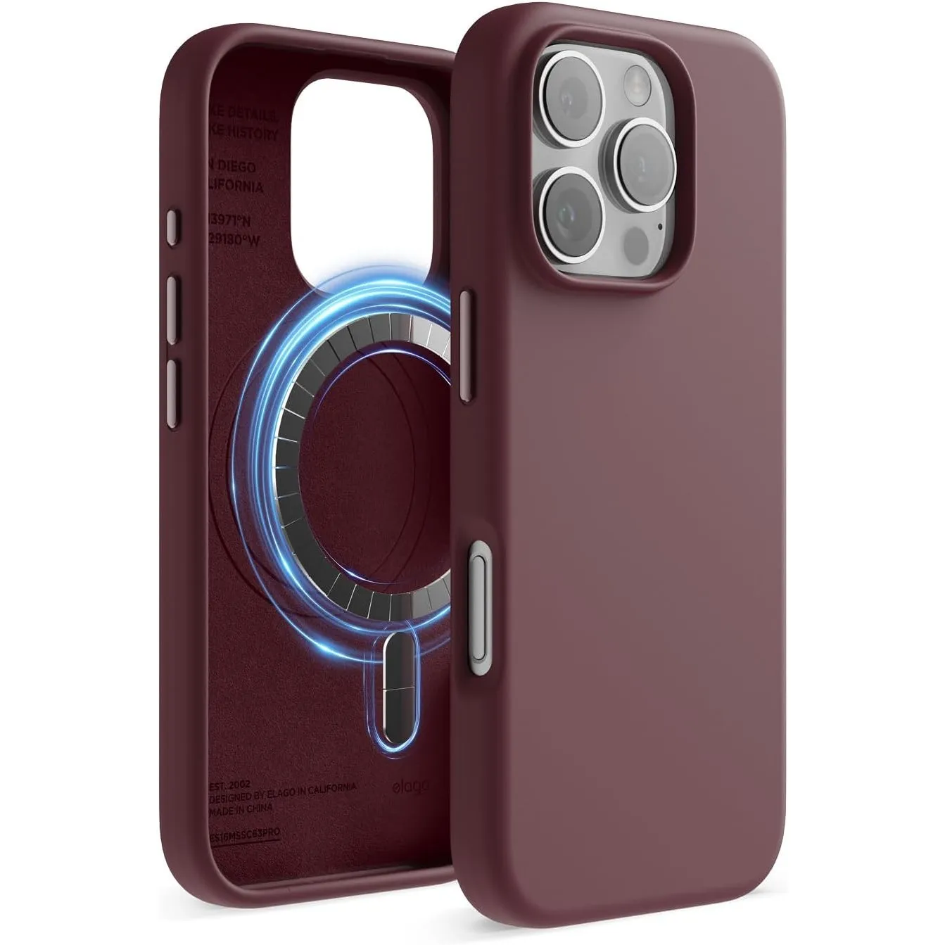 elago Magnetische Silikon Hülle für iPhone 16 Pro