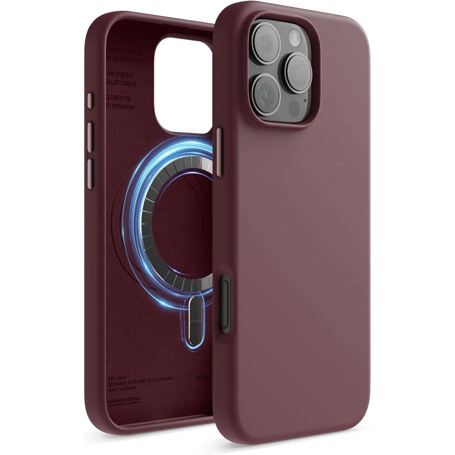 elago Magnetische Silikon Hülle für iPhone 16 Pro Max