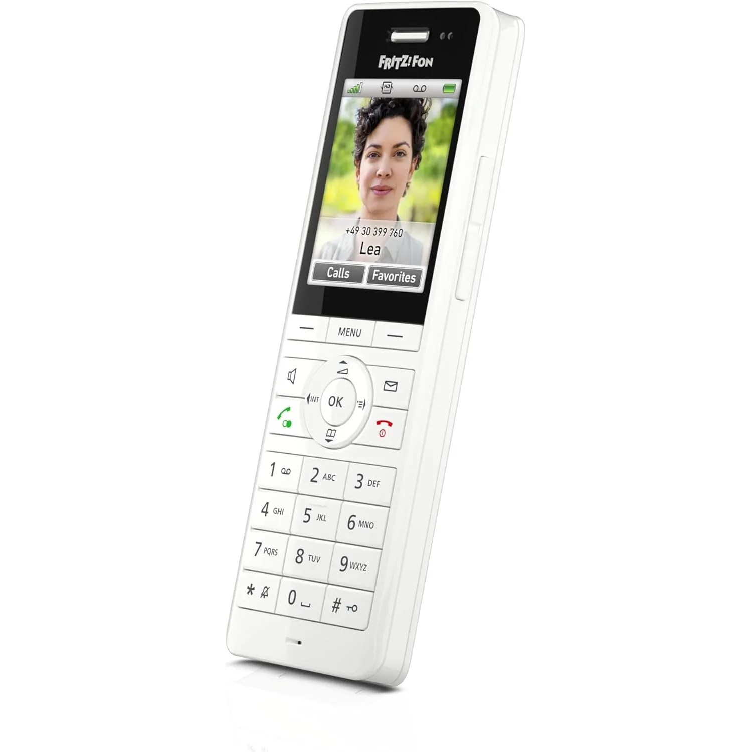 FRITZ!Fon X6 weiß | DECT-Komforttelefon | HD-Telefonie mit Farbdisplay