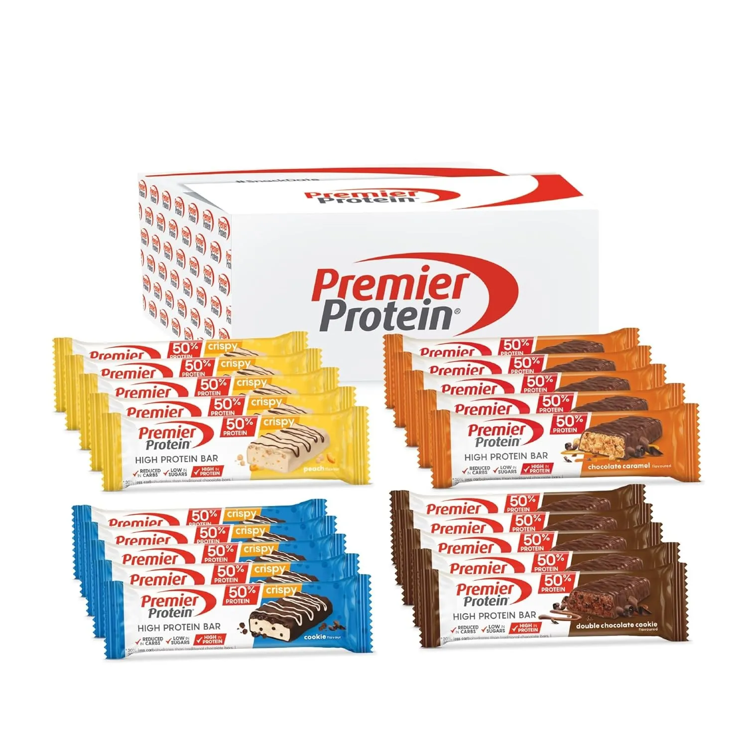 Premier Protein - High Protein Bar 50% - Multiflavourbox - 20x40g