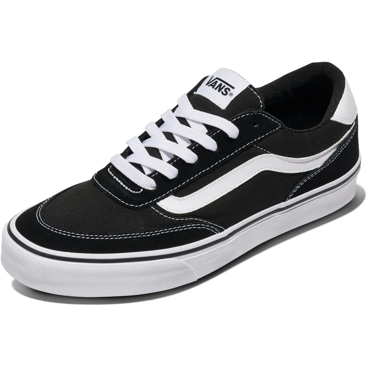 Vans Herren Turnschuhe Brooklyn Aus Wildleder, Black/Asphalt