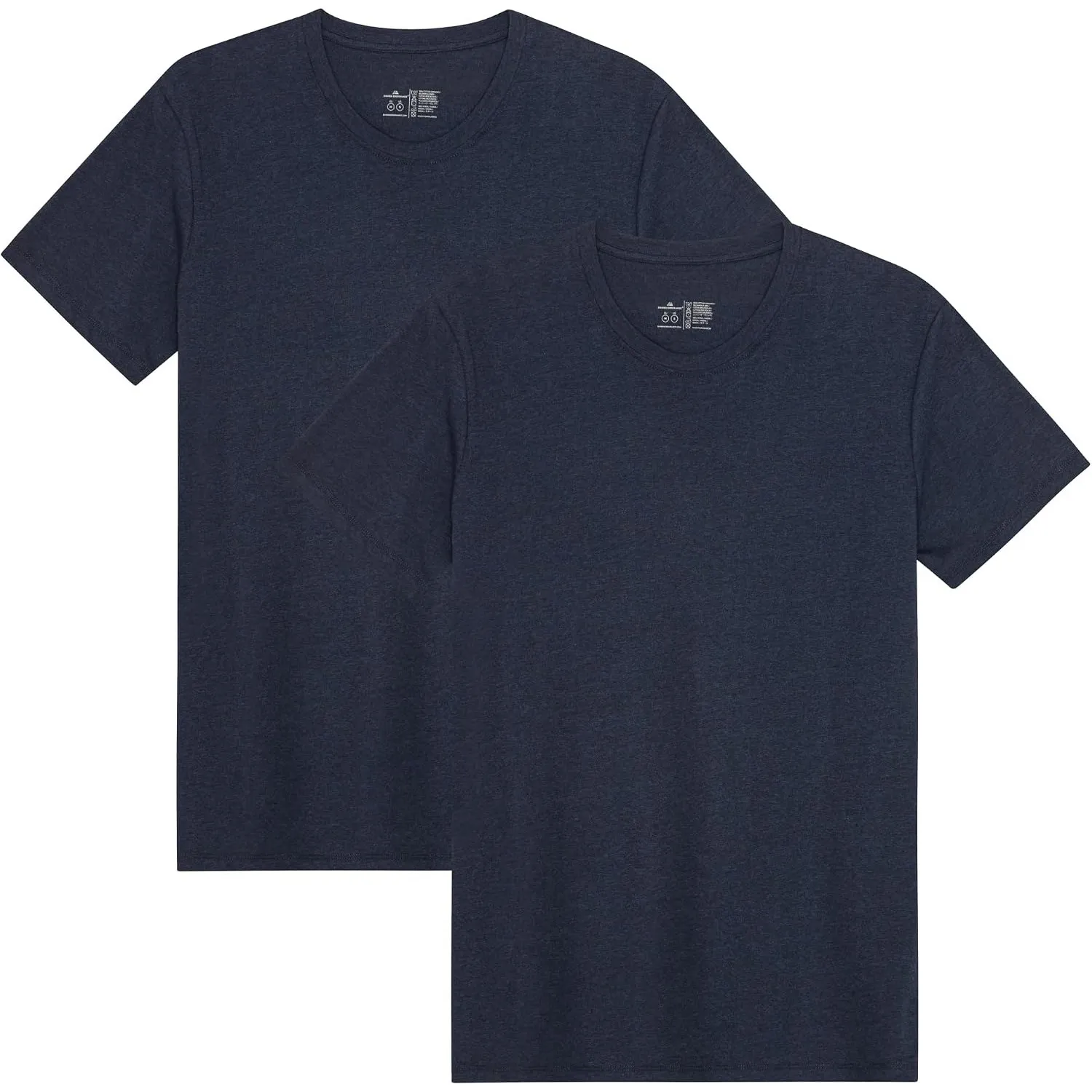 DANISH ENDURANCE Kurzarm Herren T Shirt aus Modal & Bio-Baumwolle, Rundhals-Ausschnitt, Atmungsaktiv & Stretch, 1er, 2e…