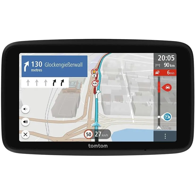 TomTom LKW-Navi GO Professional 2. Generation (5" großer kapazitiver Touchscreen mit Karten von Europa und Echtzeit-Ver…