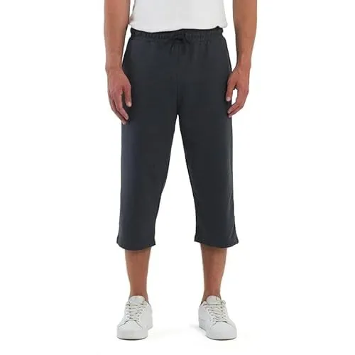 COMEOR Caprihose Herren – 3/4 Hose Herren Kurz - Kurze Hosen Männer Laufshorts Baumwolle Shorts