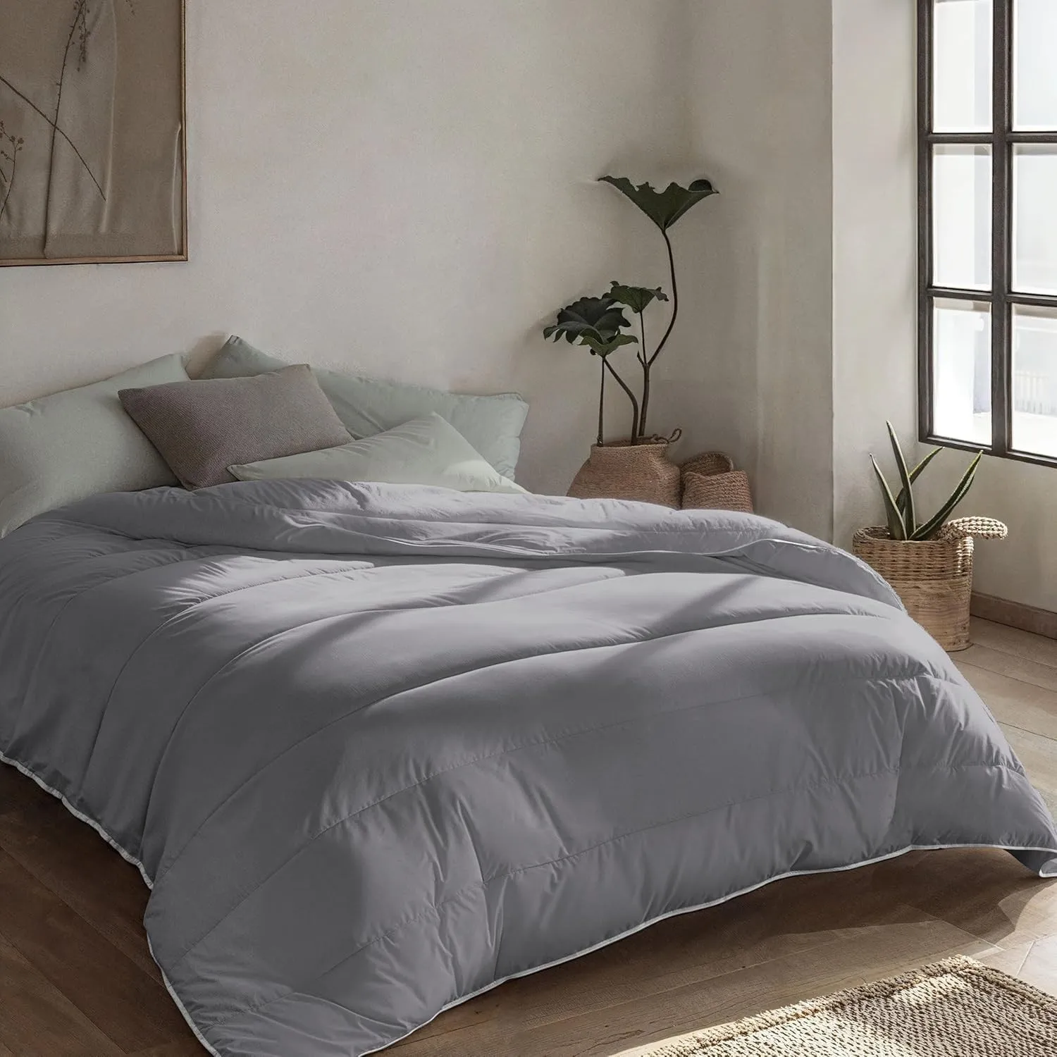 Zelesta Royalbed Ganzjahresdecke 2-in-1 mit integriertem Bezug - maschinenwaschbar - hypoallergen & leicht 300 g/m² Fül…
