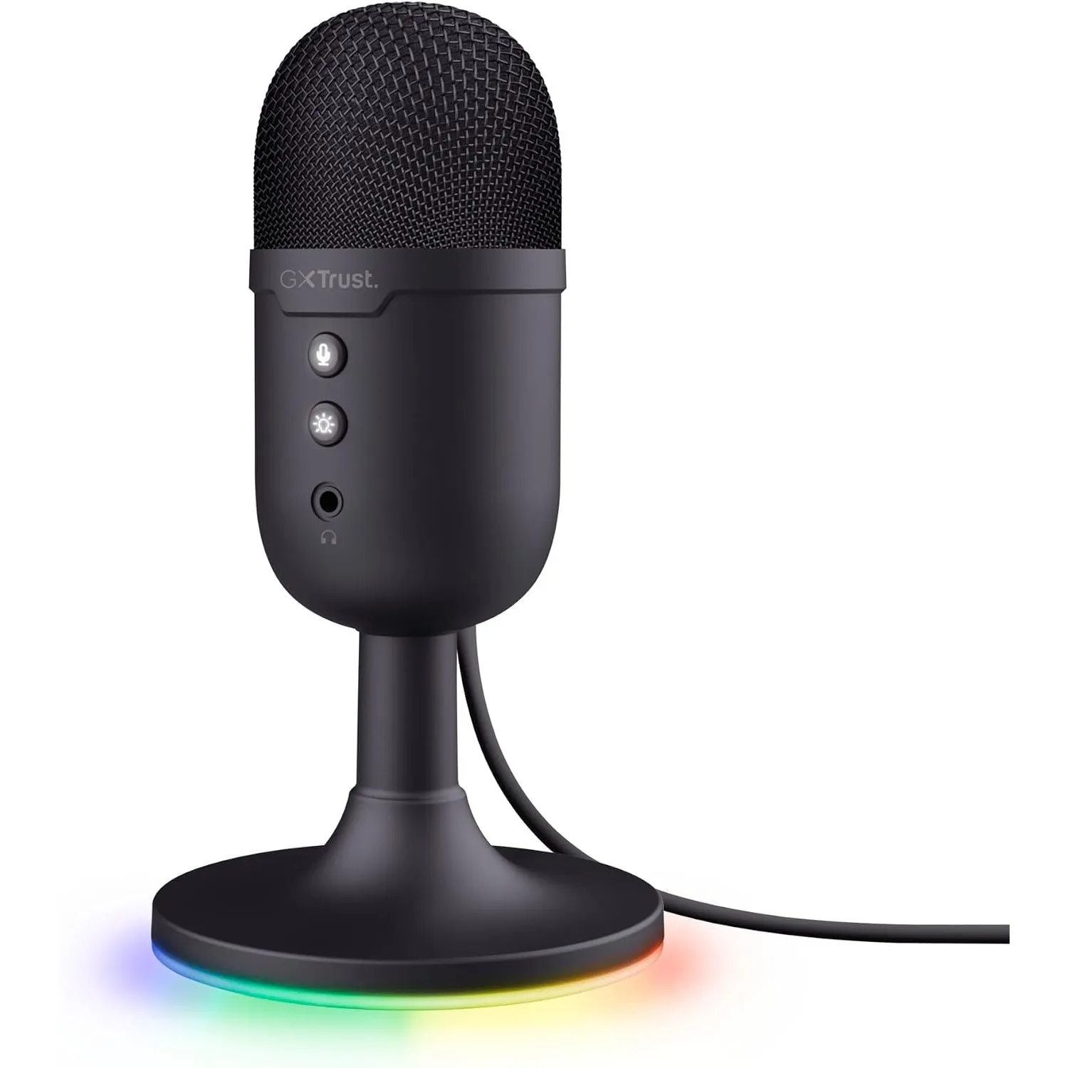 GXTrust Yami USB Streaming Mikrofon PC Podcast Twitch Discord ASMR, Schwarz