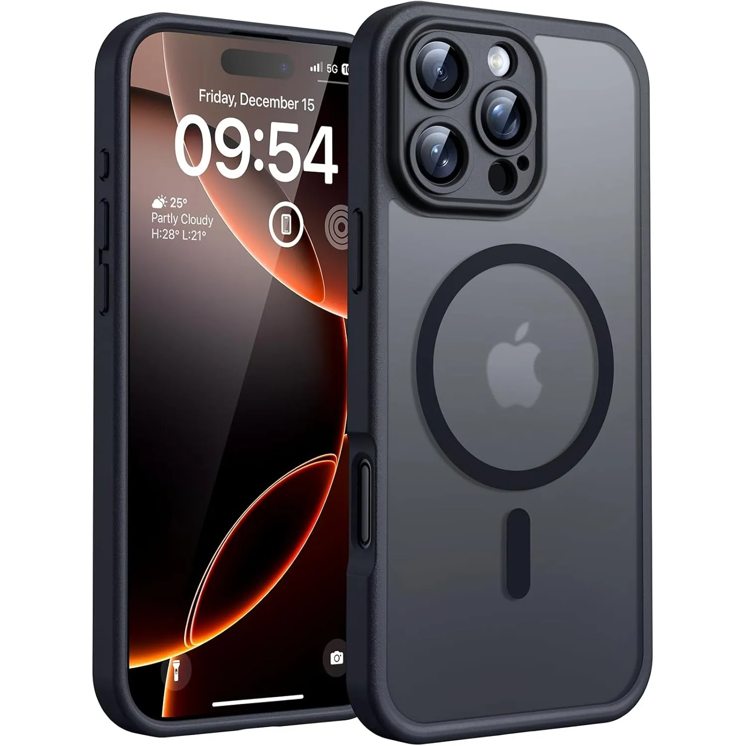 TOCOL für iPhone 16 Pro Max Hülle 6,9 Zoll, Kompatibel mit MagSafe, Vollständiger Kameraschutz, Eingebauter Magnetring,…
