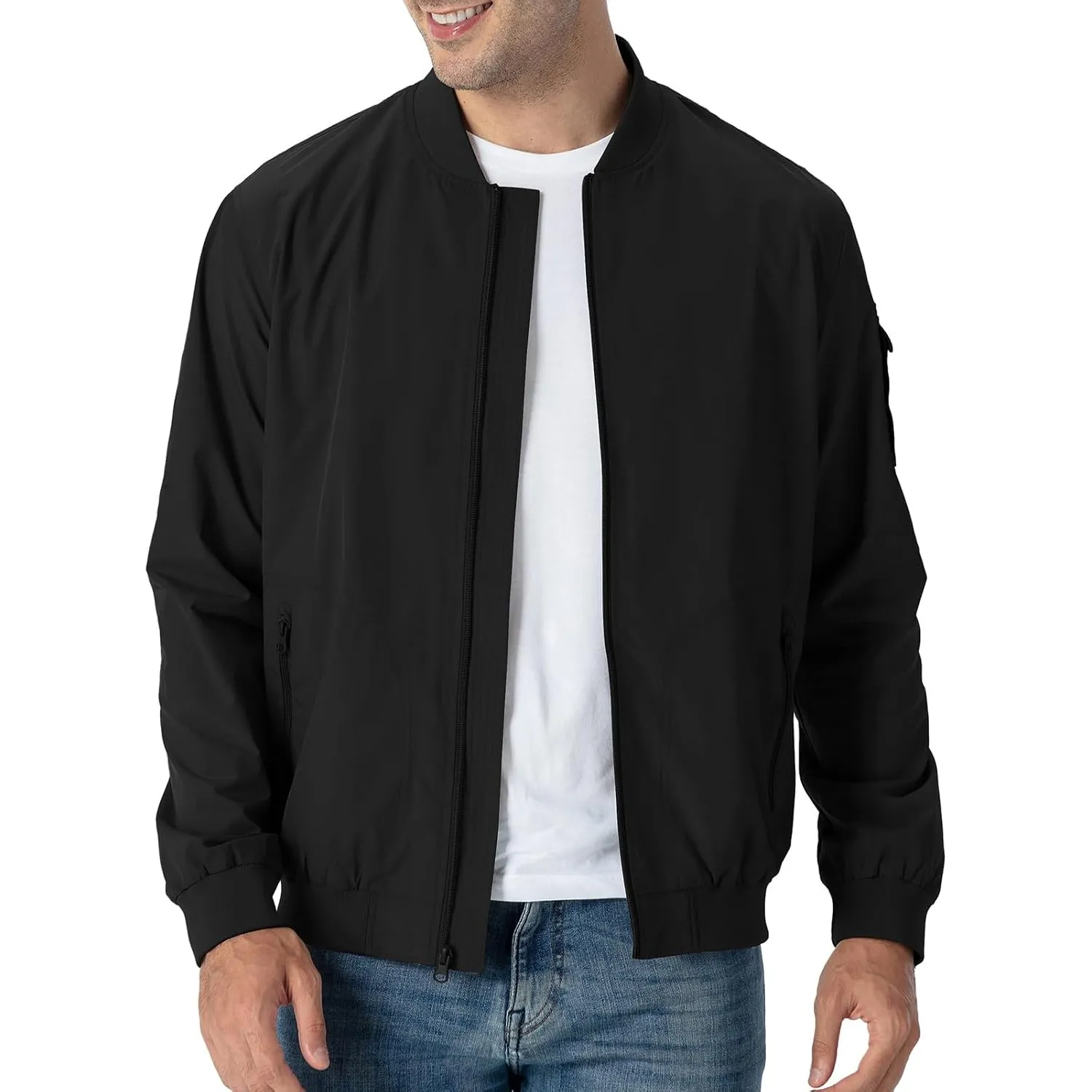 Rdruko Bomberjacke Herren Übergangsjacke Blouson Jacke Herbst