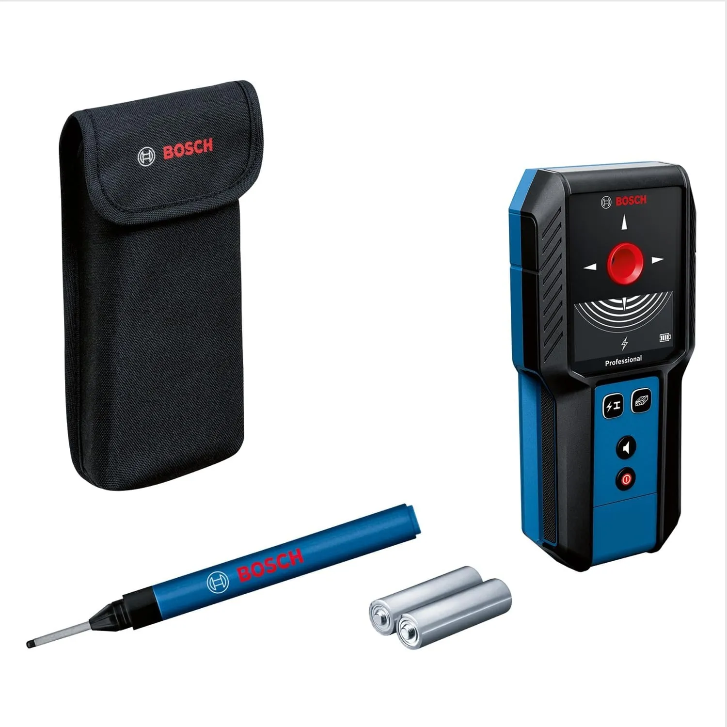 Bosch Professional Ortungsgerät GMS 120-27 (max. Detektionstiefe Nicht-magnetisches Metall/magnetisches Metall/Spannung…