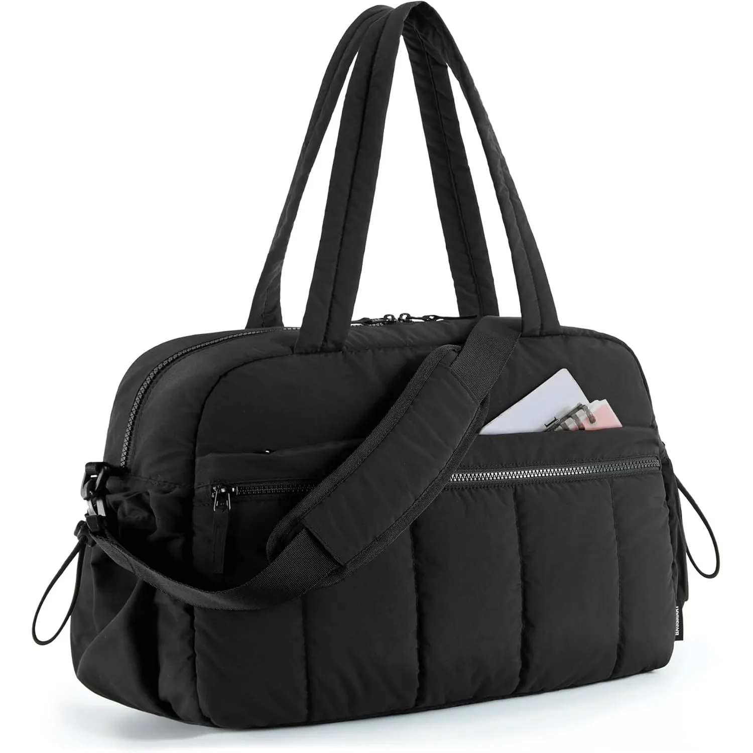 BAGSMART Puffer Reisetasche, Sporttasche Damen 24L Weekender Wickeltasche Wasserabweisend Travel Bag Handgepäck Gym Bag…