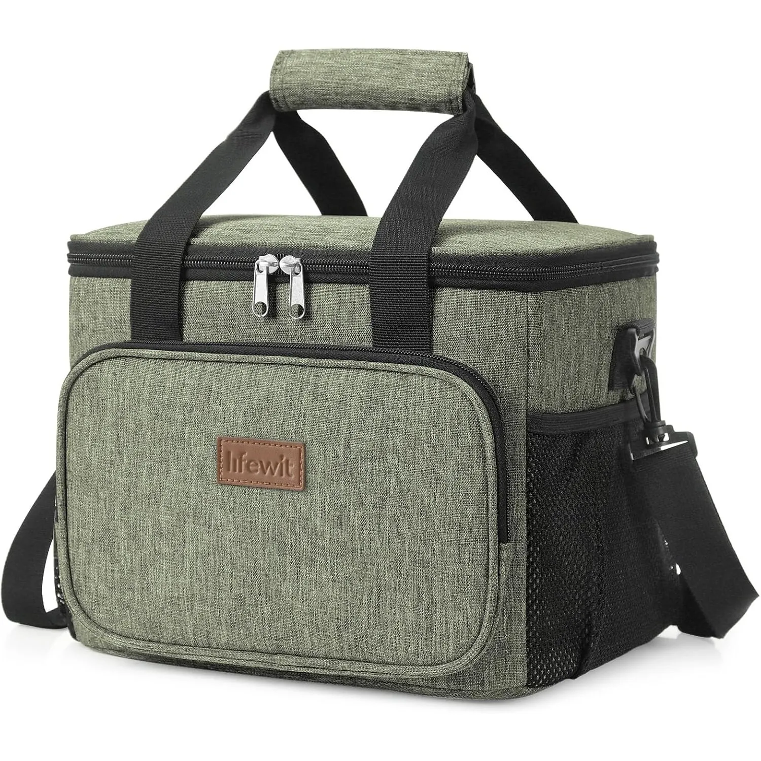 Lifewit 15L 24 Dosen Kühltasche klein unterwegs, Isolierte Cooler Bag Lunchtasche faltbar für Herren und Damen, wasserd…