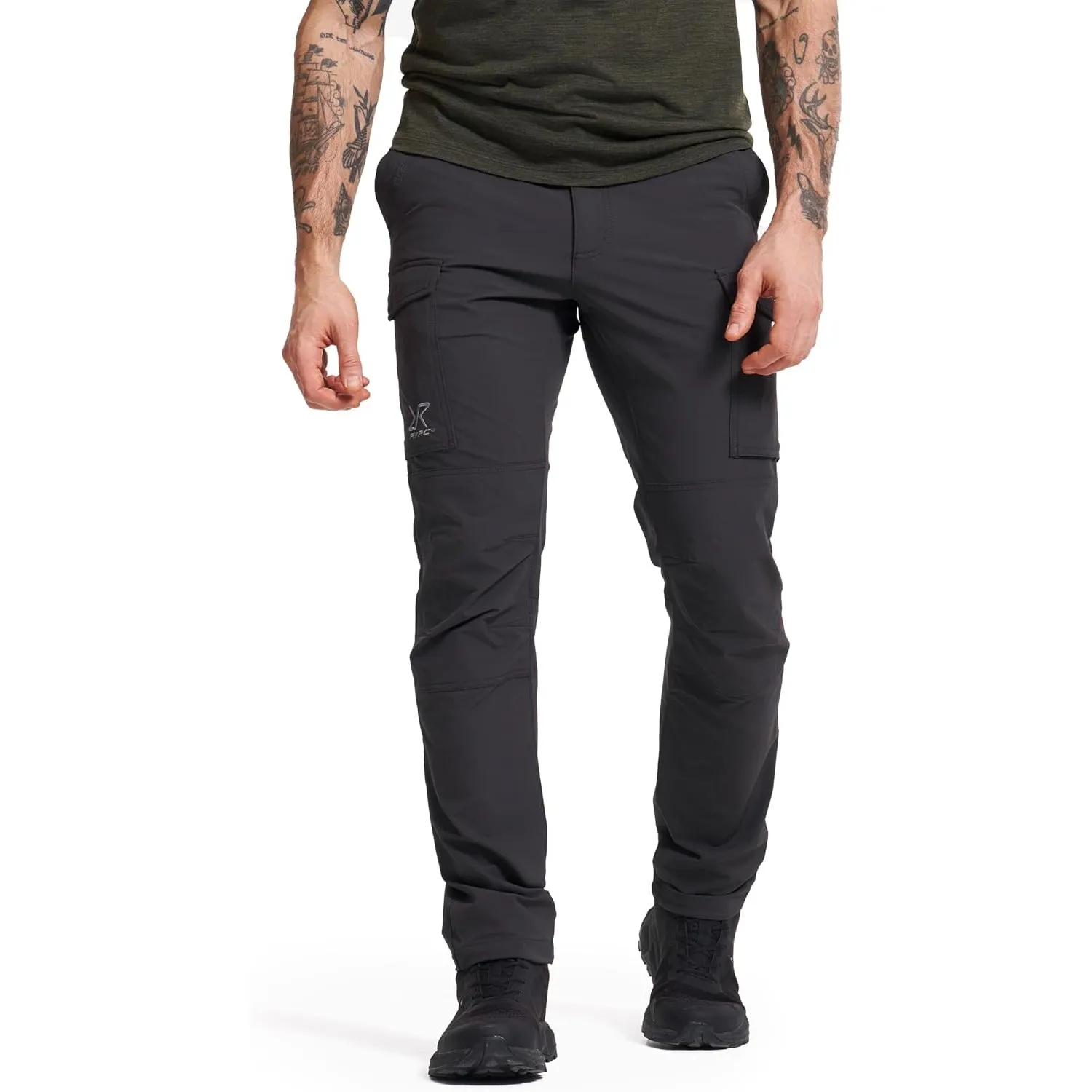 RevolutionRace Adventure Cargo Stretch Pants für Herren, Wanderhose für viele Outdoor-Aktivitäten