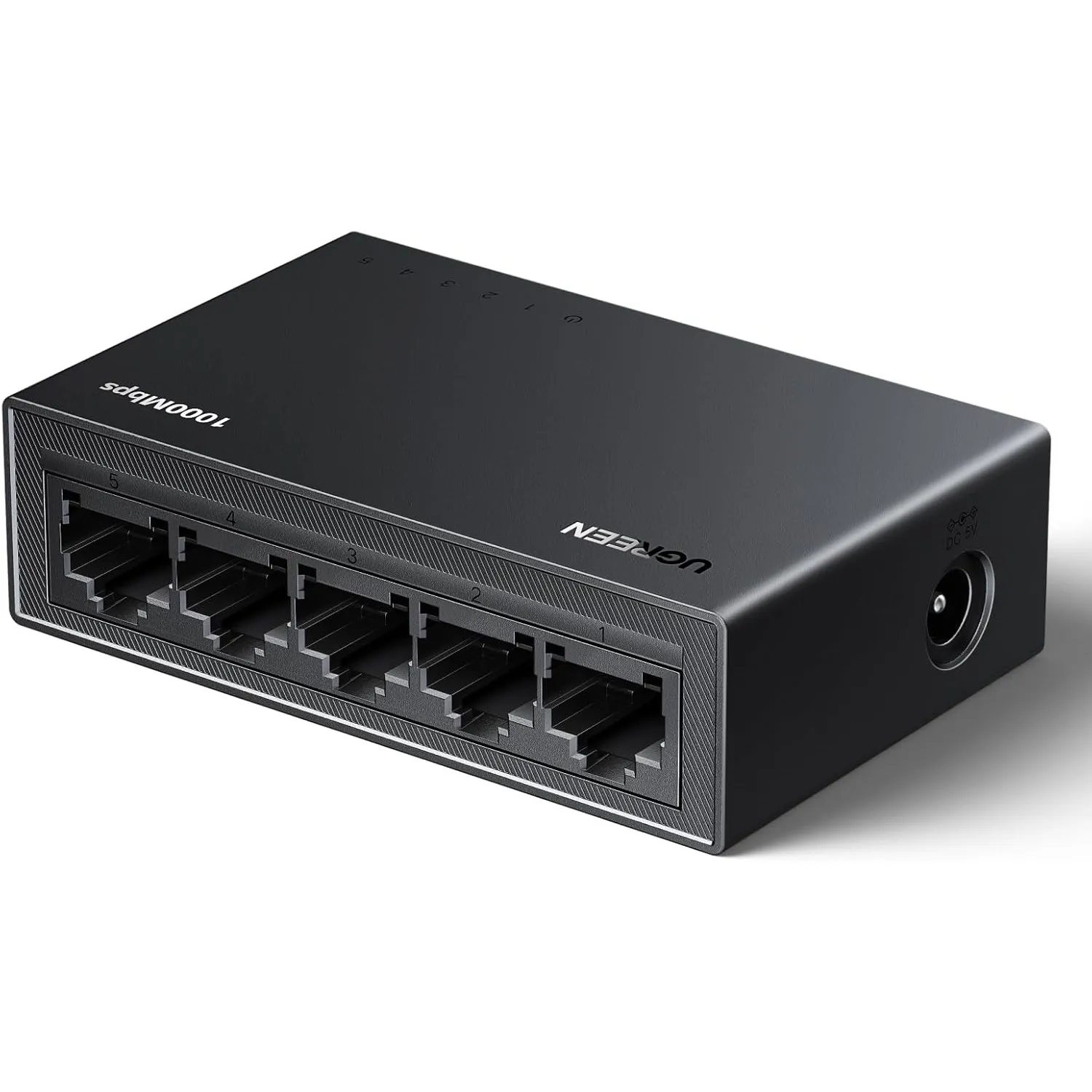 UGREEN LAN Switch 5-Port Netzwerk Switch Gigabit Switch automatische Geschwindigkeit von 10/100/1000Mbps, Duplexanpassu…