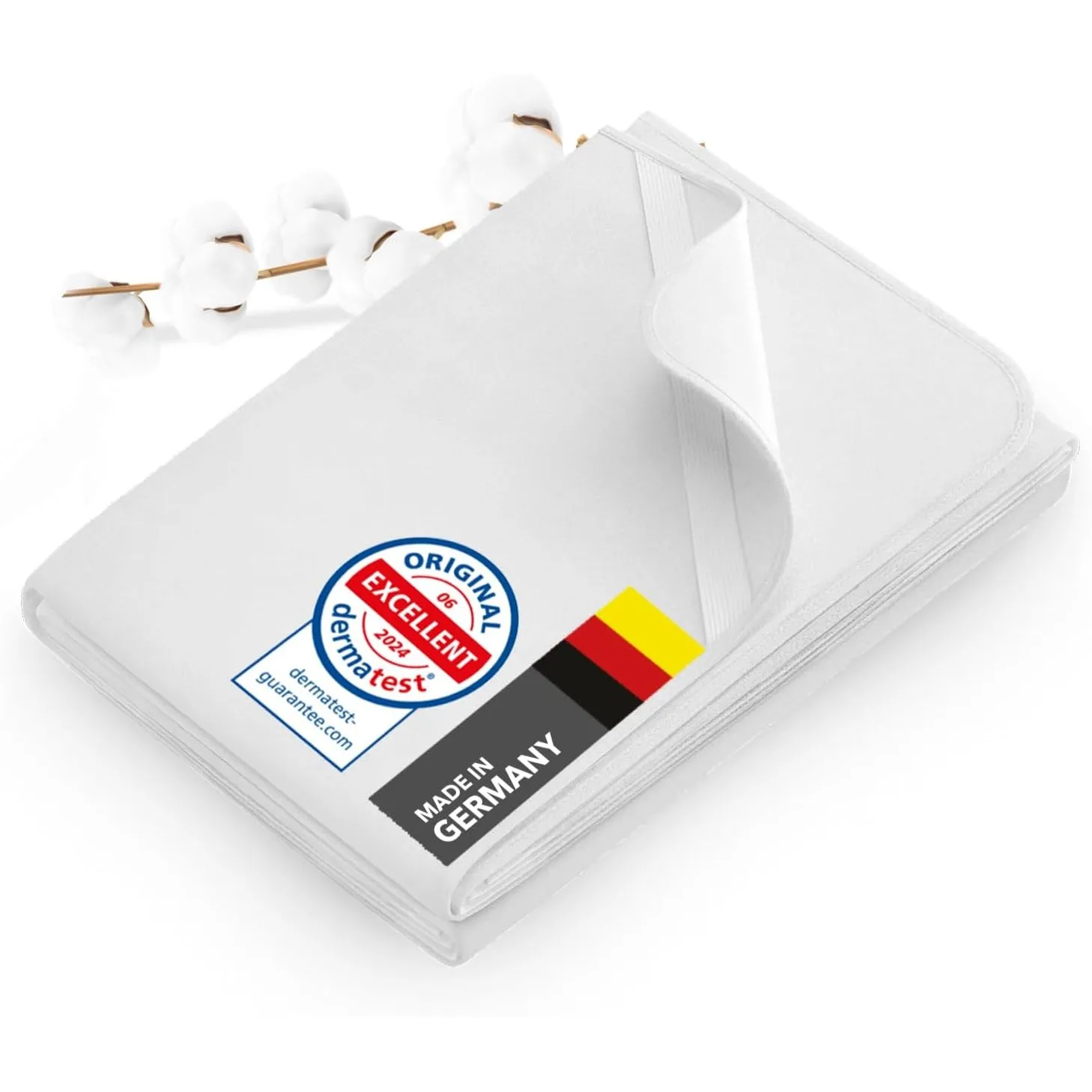 Dreamzie - Premium Molton Matratzenschoner 100x200cm - 100% Baumwolle | Nicht wasserdicht · Matratzenauflage mit Eckgum…