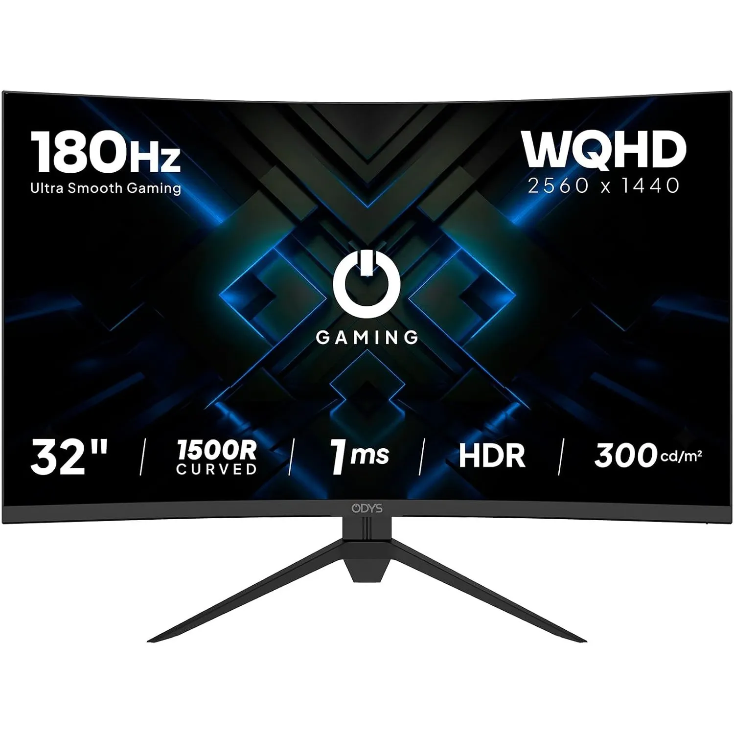 Odys XP32-X 32 Zoll WQHD Curved Gaming & Office Monitor