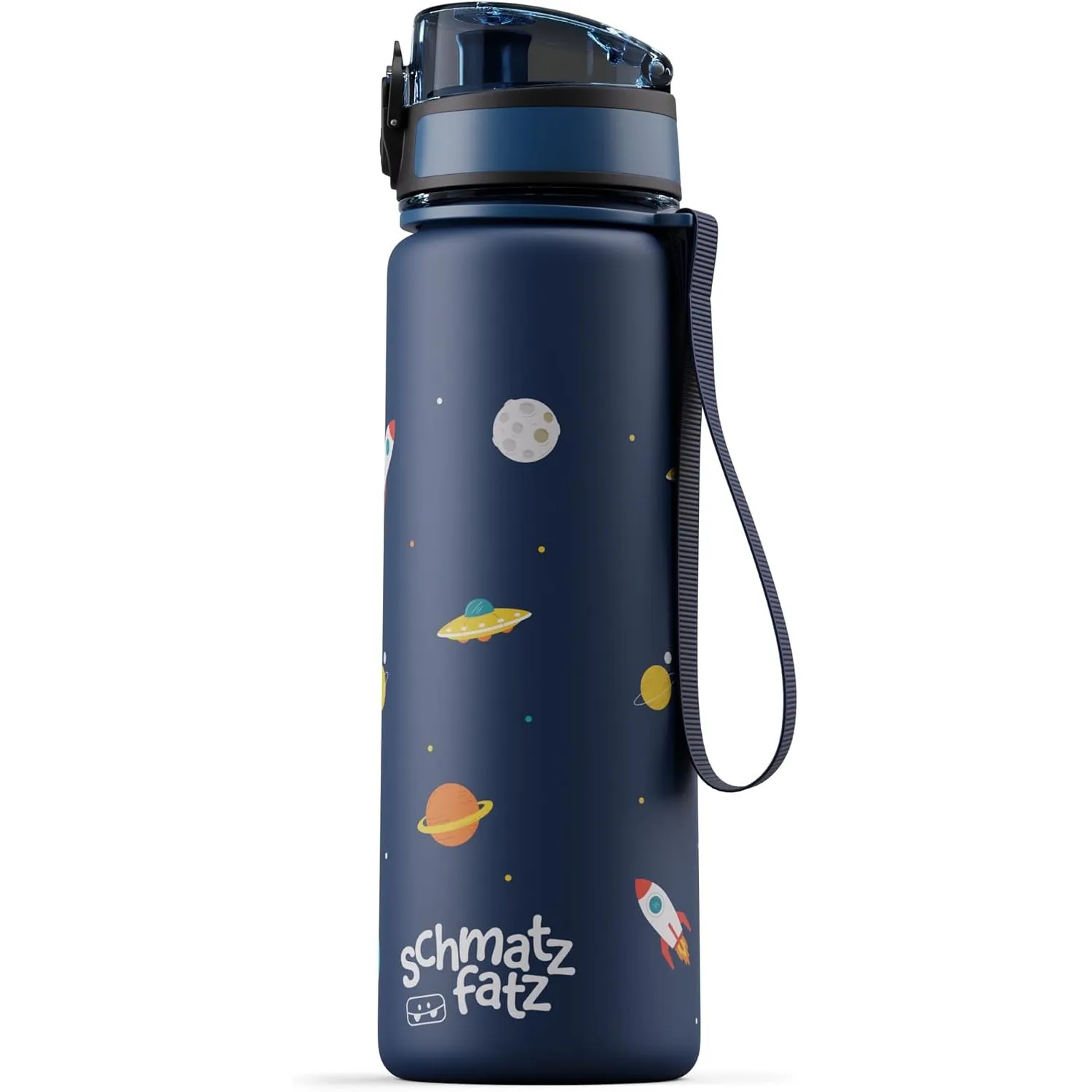 schmatzfatz Trinkflasche Kinder 500ml - Auslaufsicher, BPA-frei, 1-Klick-Verschluss, Tritan, Kinderfreundliches Design,…