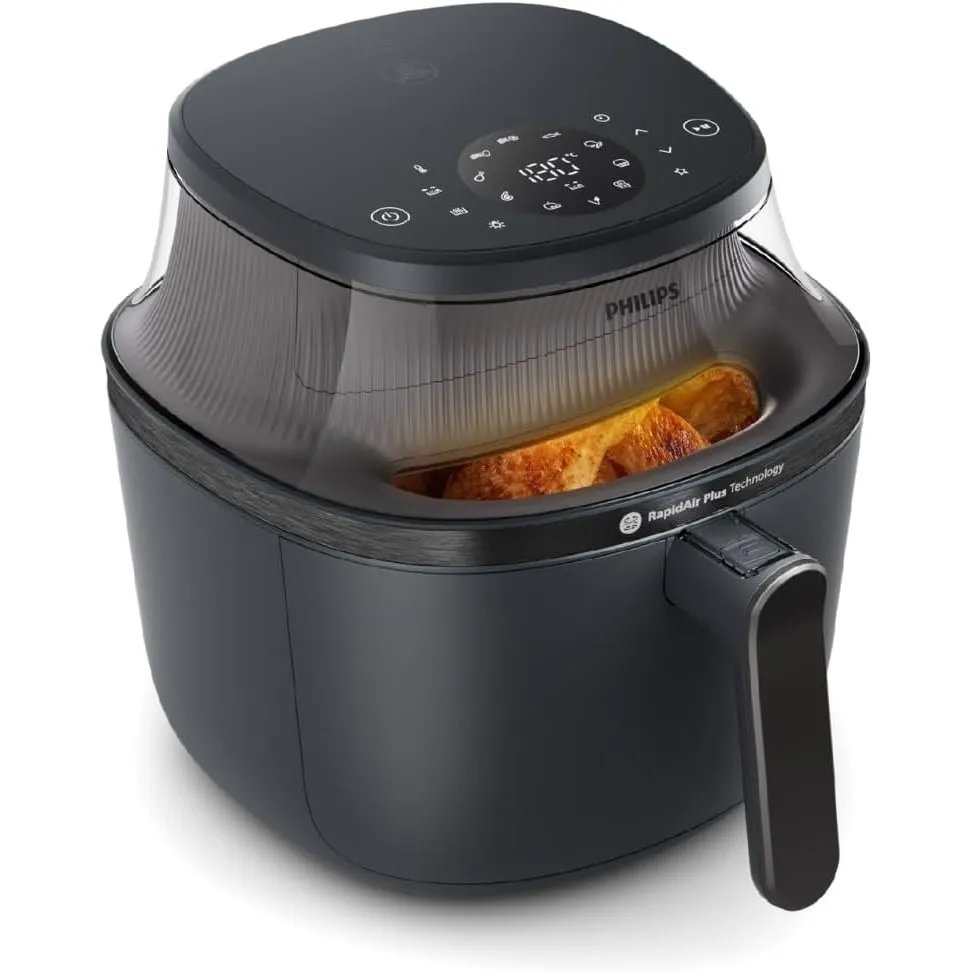 Philips Airfryer 3000 Serie Heißluftfritteuse, Schwarz, 4,2L