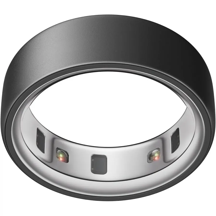 Oura Ring 4 – Stealth – Größe 9 – Smart-Ring – Oura Ring 4 Größenprobier-Set zur Größenbestimmung – Wearable fürs Schla…