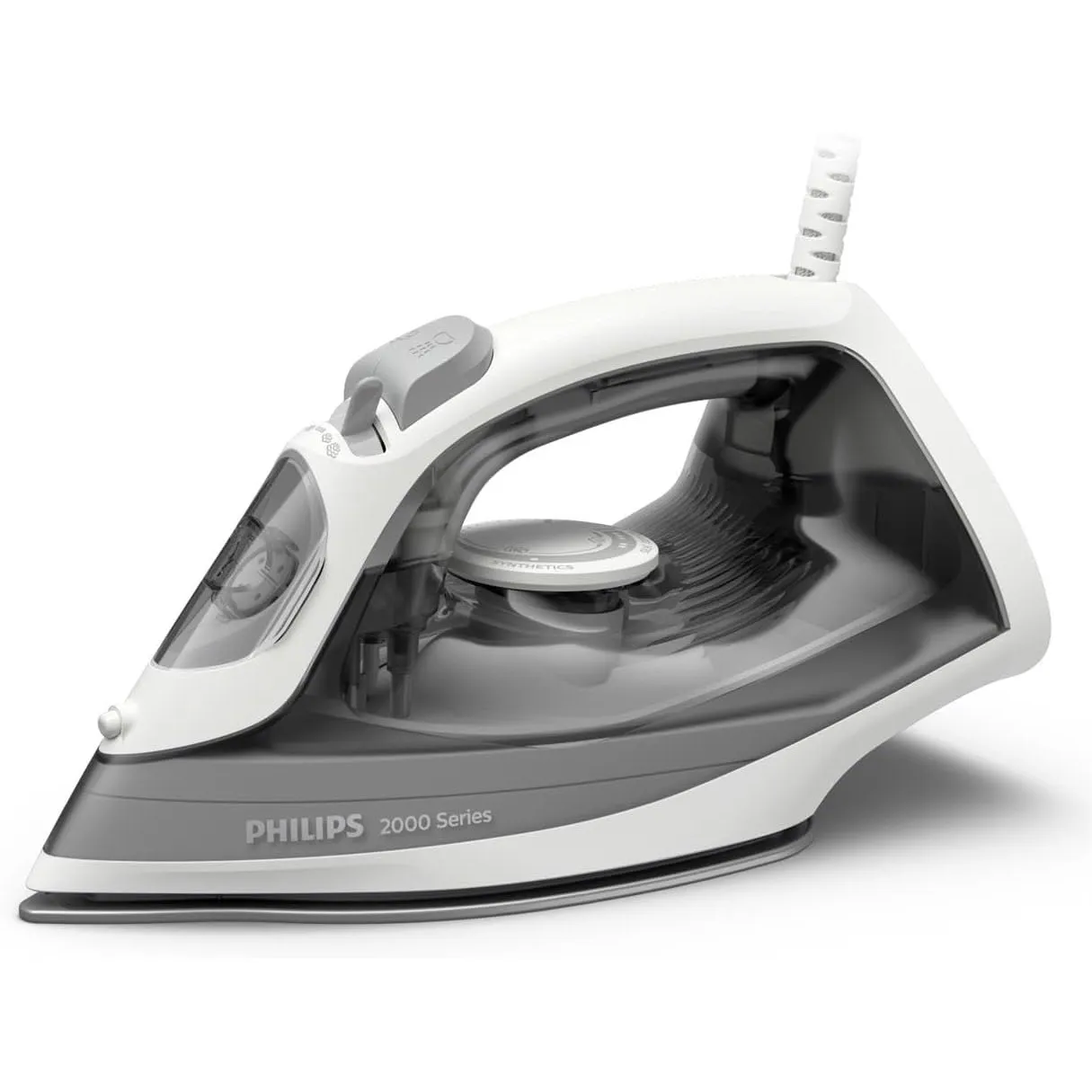 Philips 2000-Serie Dampfbügeleisen, bis zu 25 g/min Dauerdampf, 2000 W, 250 ml Wassertank, 4 Dampfstufen