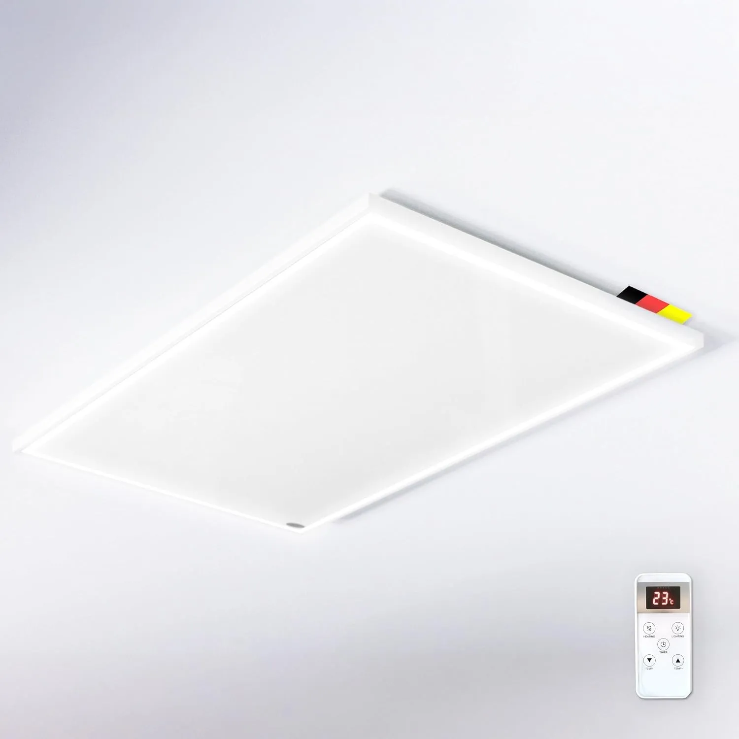 Könighaus LED Infrarot Deckenheizung - 1000 Watt - 2-in-1