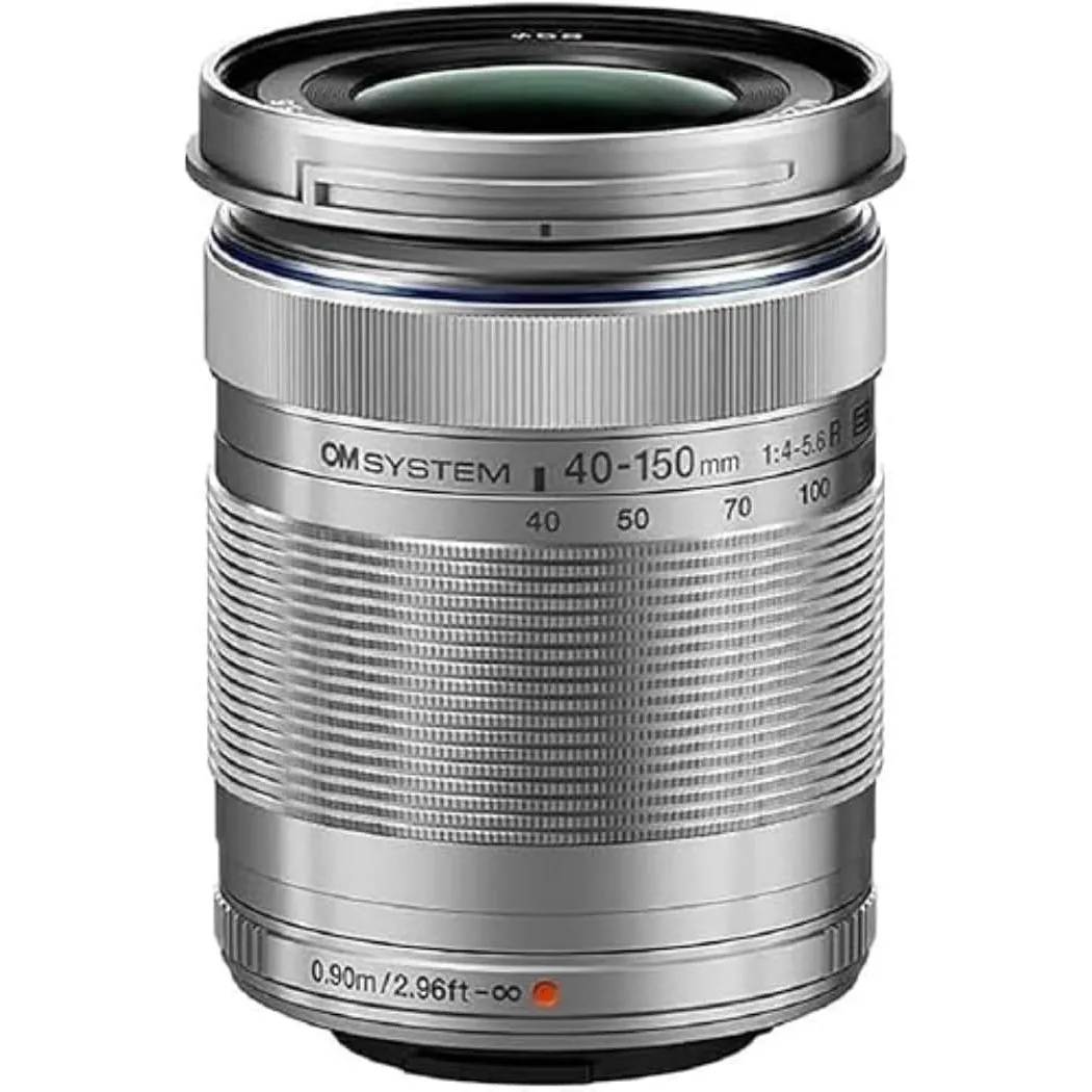 OM SYSTEM M.Zuiko Digital ED 40-150mm F4-5.6 MFT Telezoom Objektiv, Silber