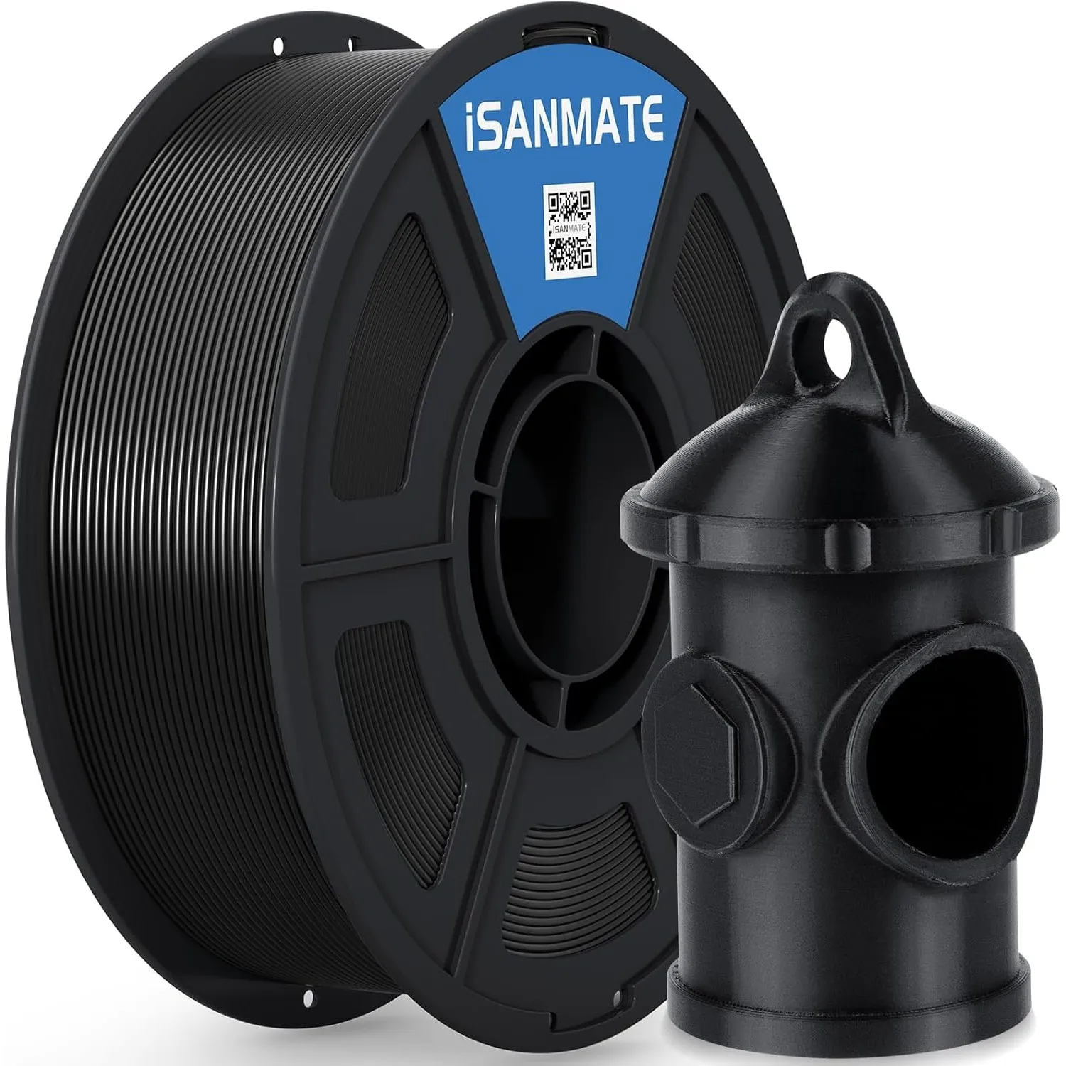 iSANMATE ASA Schwarz Filament 1.75mm, Premium Anti-UV Wetterbeständiges 3D Drucker Filament für Outdoor, Maßgenauigkeit…