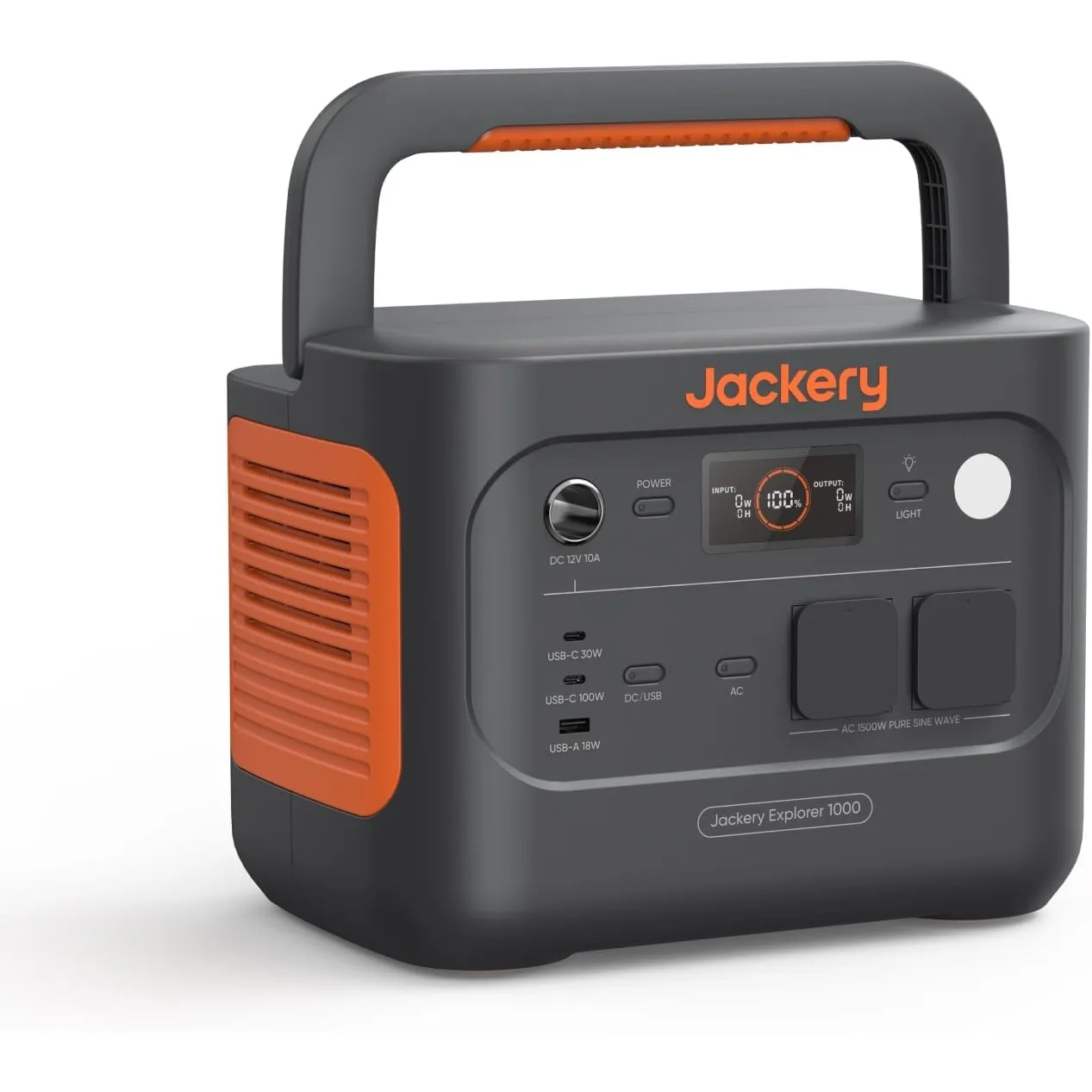 Jackery E1000 v2 Tragbare Powerstation, 1070Wh Kapazität, 1500W AC-Ausgang