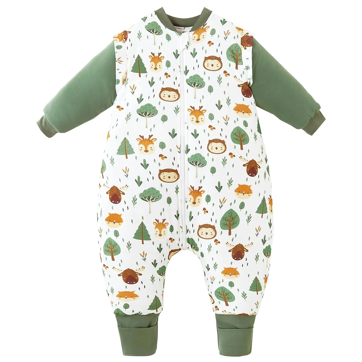 Chilsuessy Baby Winterschlafsack Schlafsack mit Füssen kleine Kinder Ganzjahres Winter Schlafsack Schlafanzug für Junge…