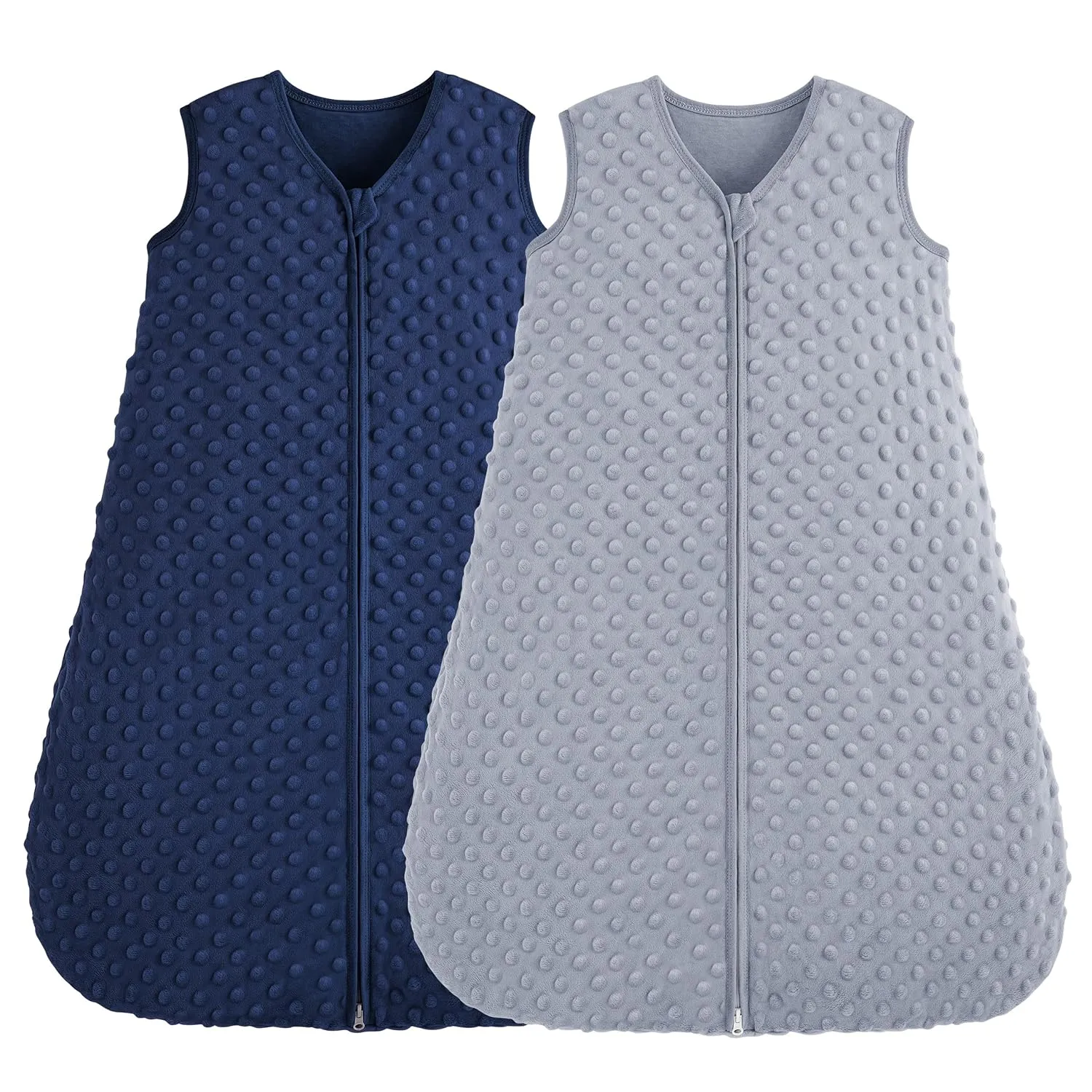 Schlafsack Baby 12-18 Monate 1.5 Tog, Neugeborene Schlafsack Herbst mit Plüsch Punkte, Weiche Winter Schlummersack Baum…