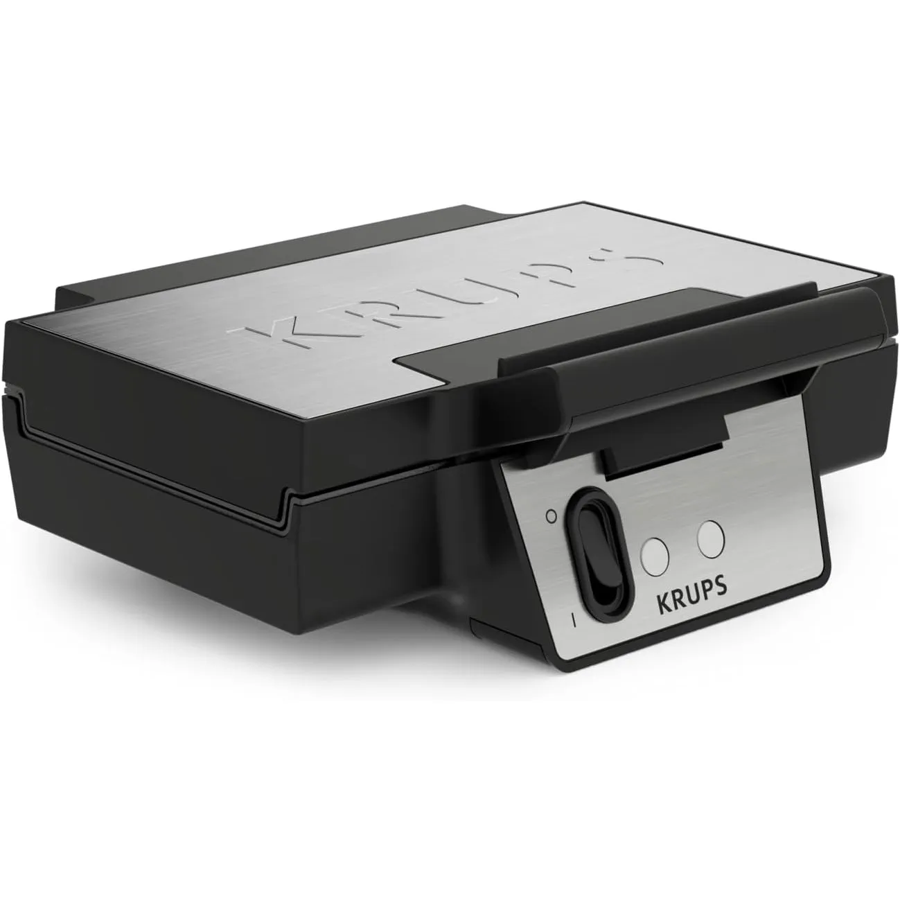Krups FDK Iconic Waffeleisen, 850 W, keramikbeschichtete Antihaft-Platten, ikonisches Design, vertikale Aufbewahrung, b…