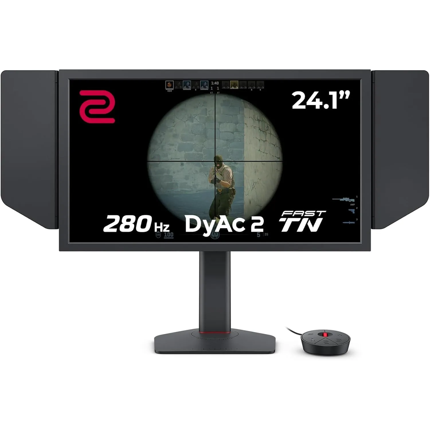 BenQ Zowie XL2546X+ 24 Zoll 280Hz Gaming Monitor für Esports, Fast TN, DyAc 2, 1080p, HDMI 2.0 X3, DisplayPort, XL Sett…