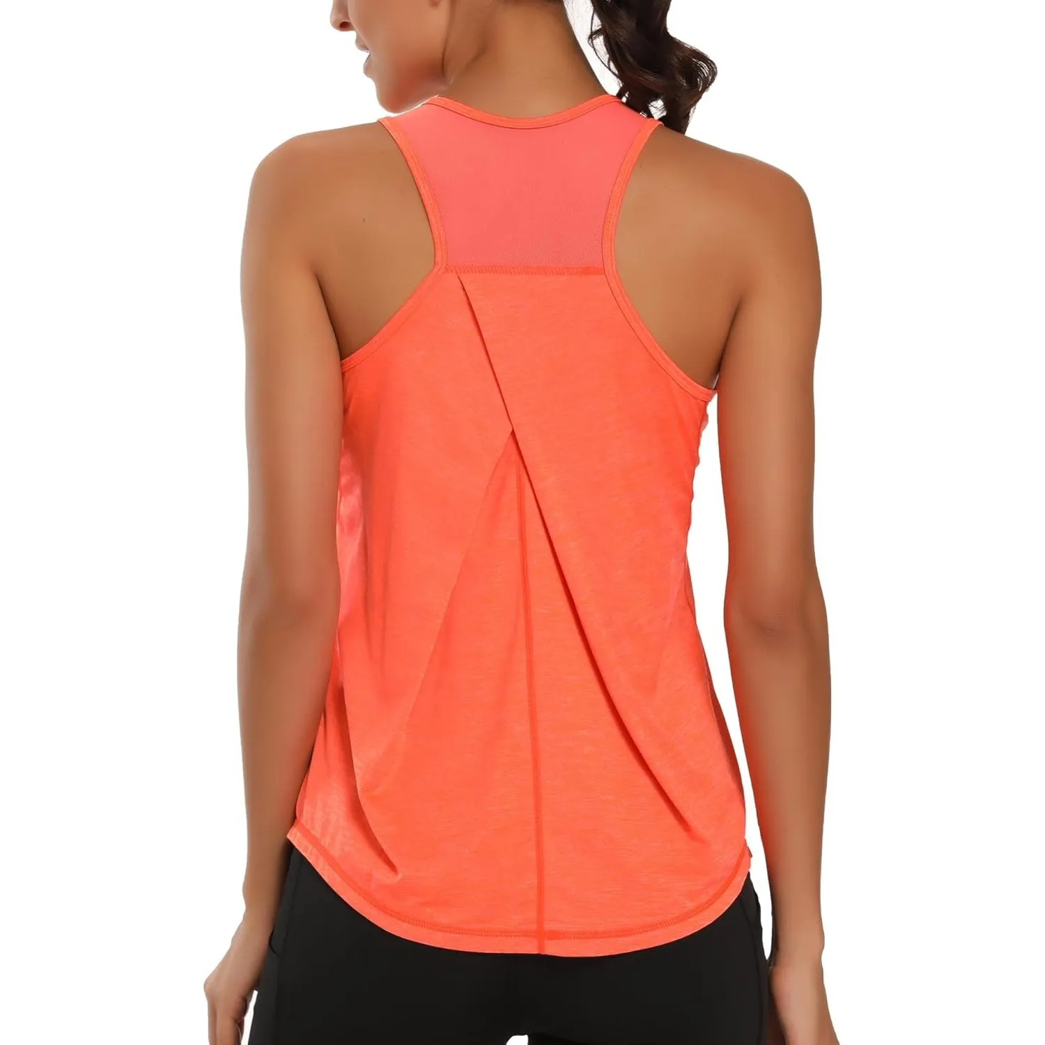 Damen Sport Tank Top Ärmelloses Leichte Fitness Top Yoga Oberteile