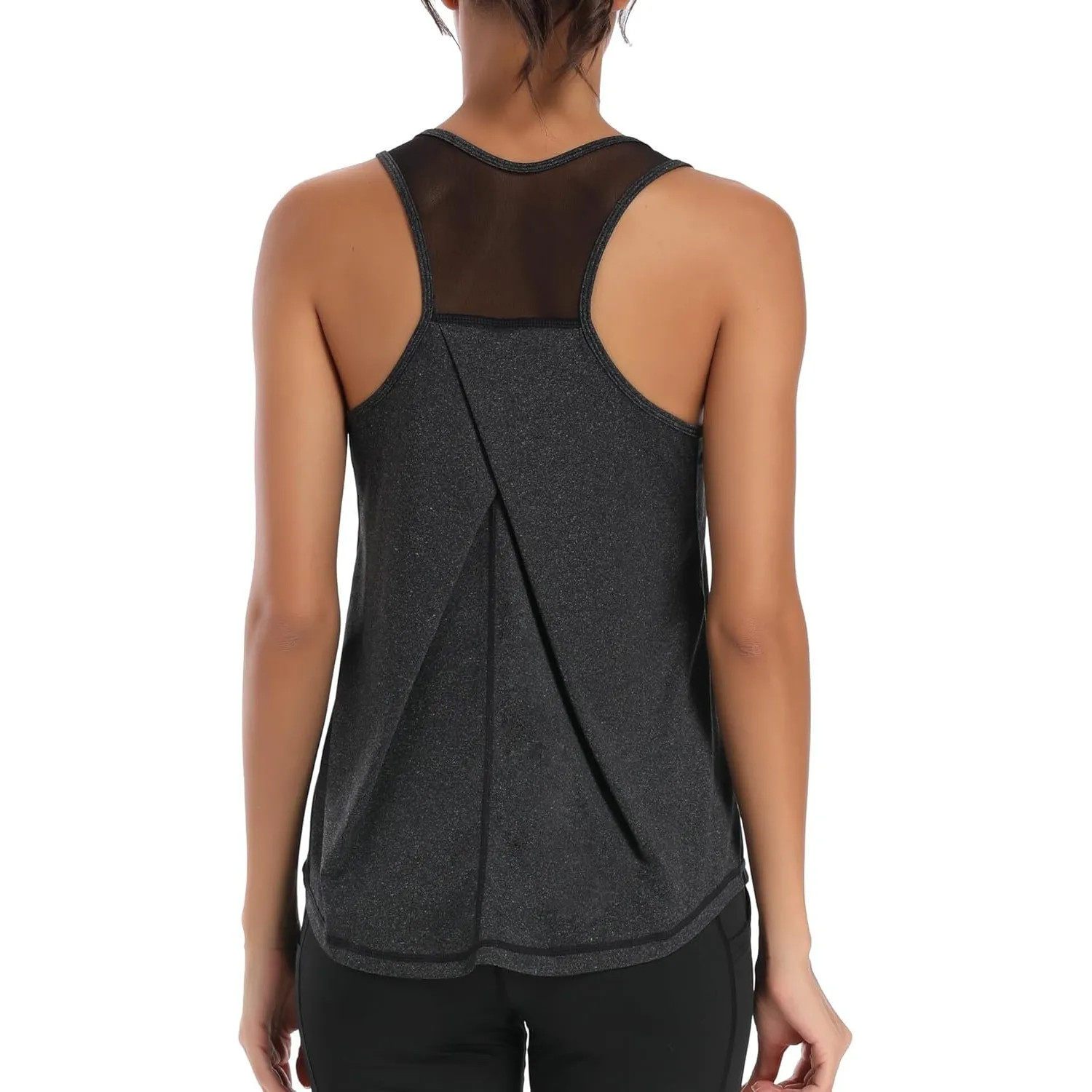 Damen Sport Tank Top Ärmelloses Leichte Fitness Top Yoga Oberteile