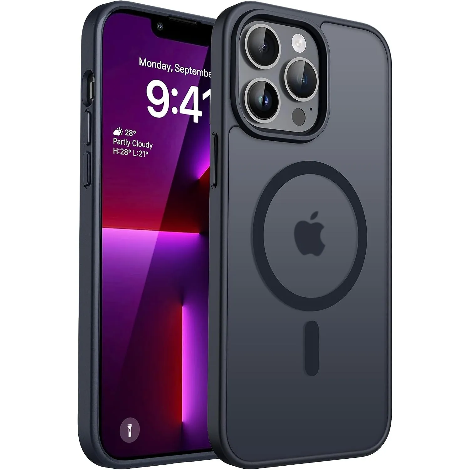 CACOE für iPhone 13 Pro Hülle mit Militärschutz für MagSafe Handyhülle