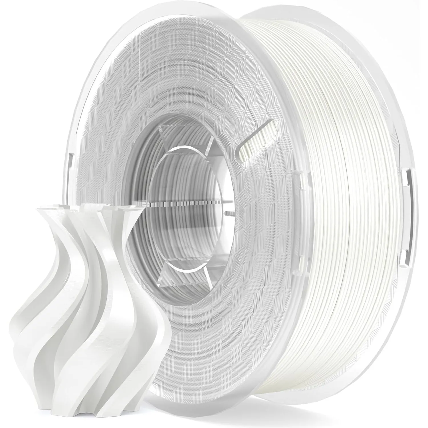 ELEGOO Silk PLA Filament 1.75mm Silk Weiß 1kg