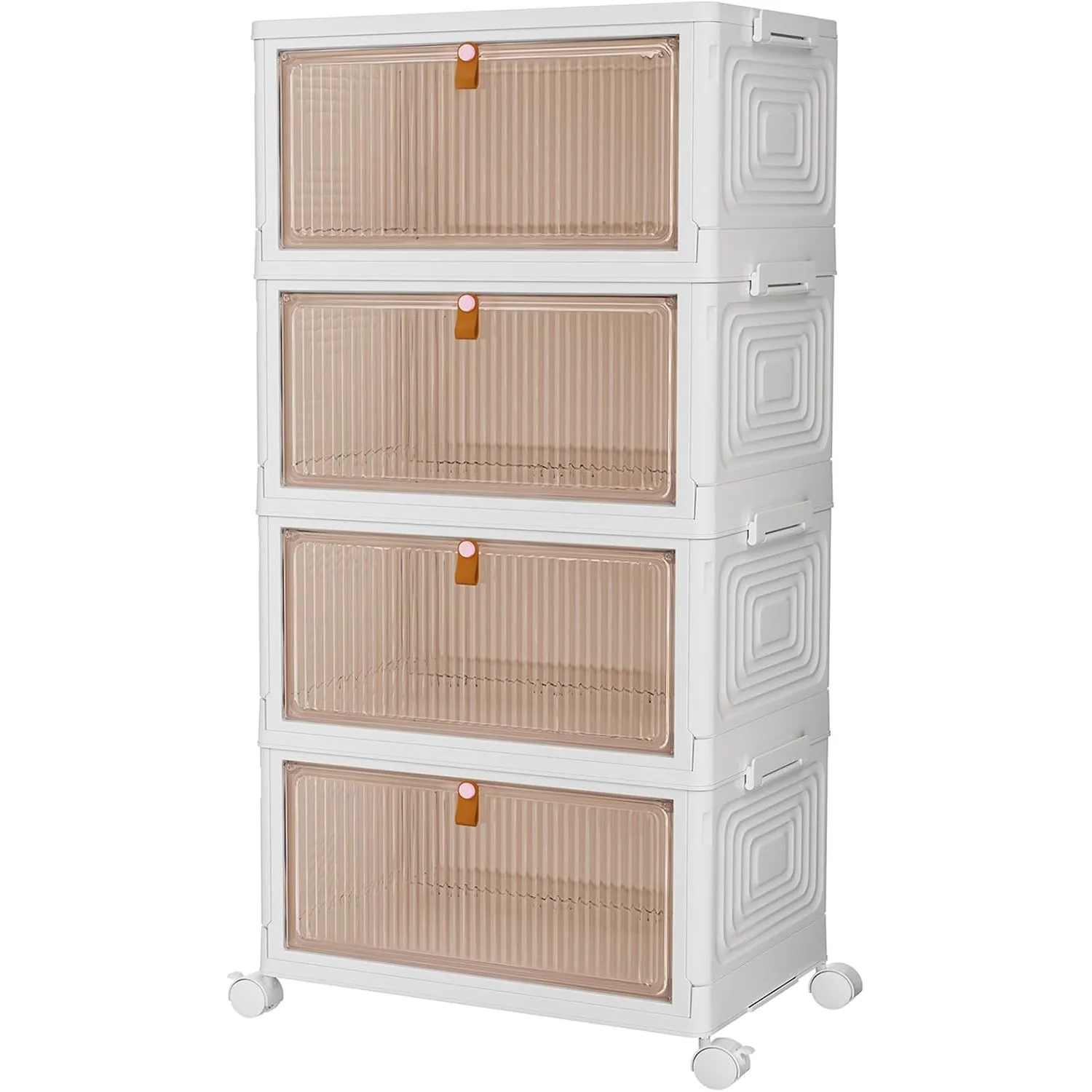 PurKeep Aufbewahrungsbox mit Deckel - 23L × 4 plastikbox mit deckel