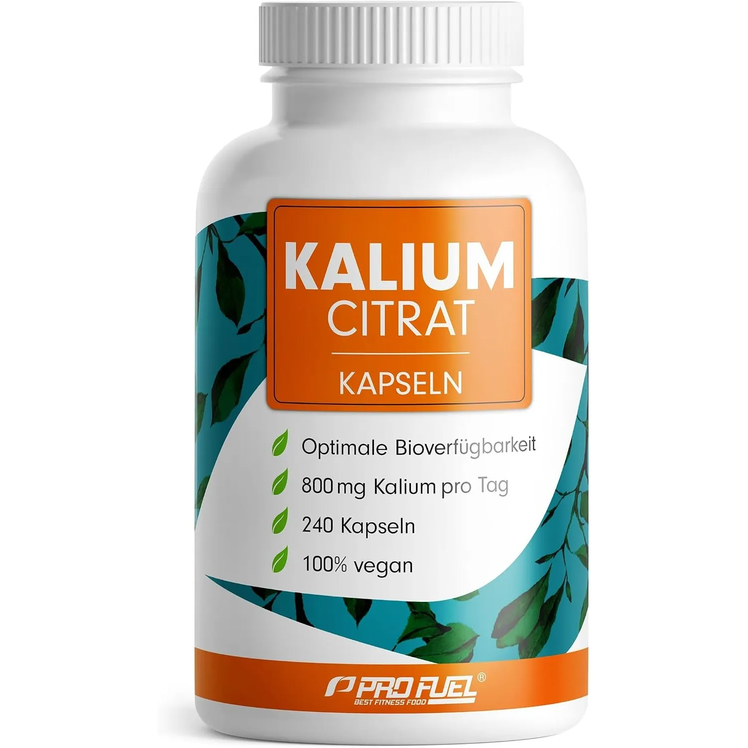Kalium Kapseln 240x - optimal hochdosiert: 2240 mg Kaliumcitrat pro Tag, davon 800 mg elementares Kalium (Potassium) - …