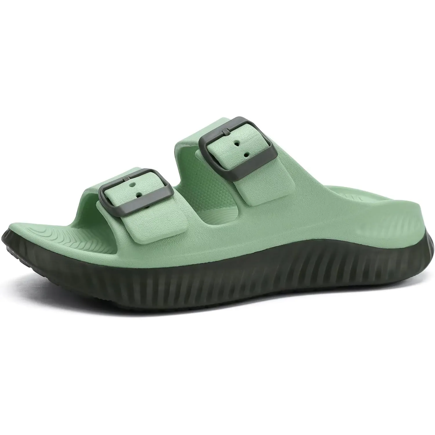 KuaiLu Damen Ortho‑Sandalen, Bogenstütze Sliders gegen Plantar Fasciitis | Recovery Sandalen Athletic Sport Bogen Unter…
