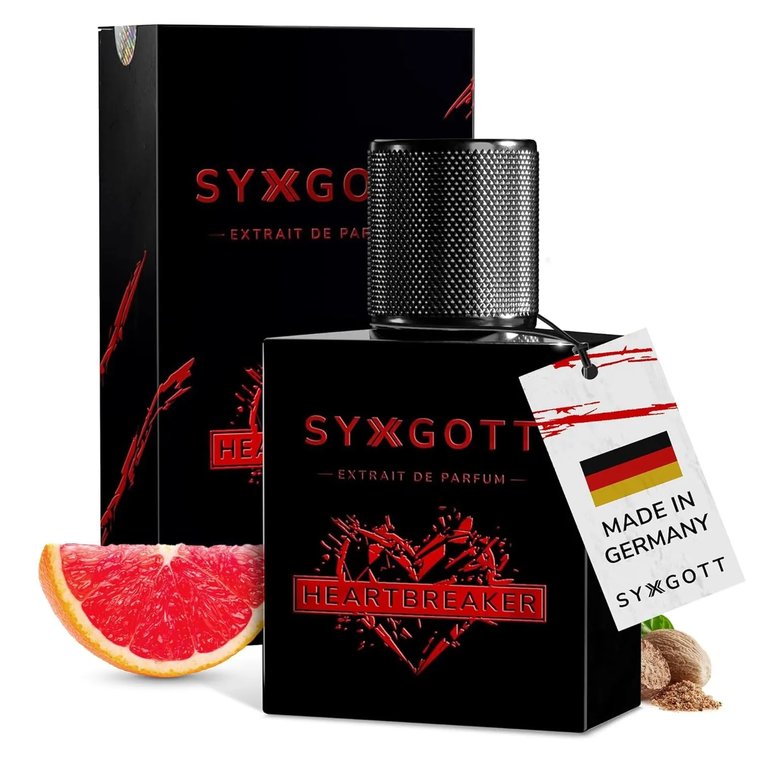 SYXGOTT HEARTBREAKER Männerparfum mit Pheromon Öl | Extrait de Parfum für Herren | Parfumprobe inklusive | intensiv, wü…