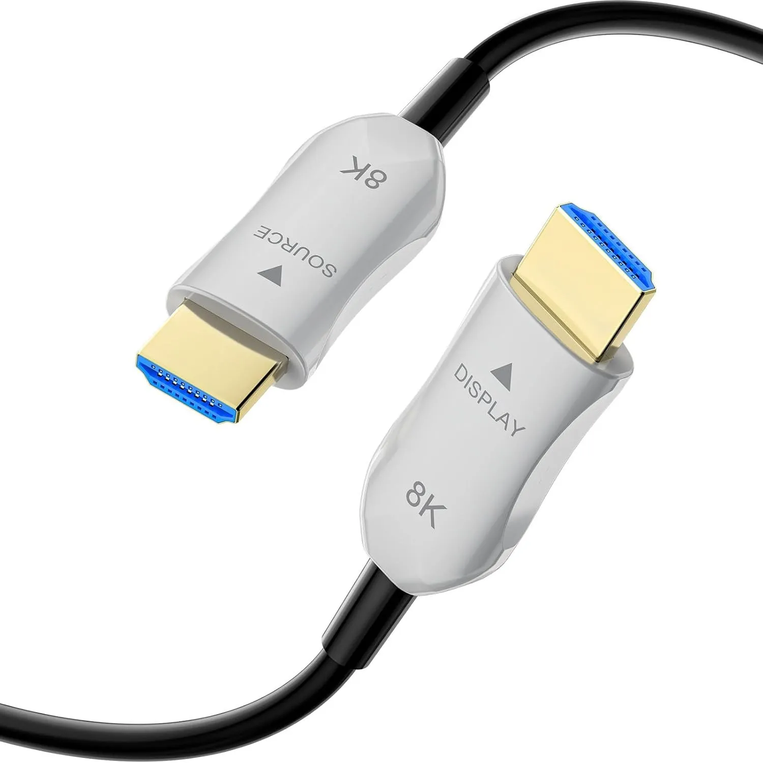 8K HDMI Kabel 15m Glasfaser, Lang HDMI 2.1 Kabel Aktives, Ultra High Speed HDMI Glasfaserkabel, 48Gbps, 8K@60Hz 4K@120H…