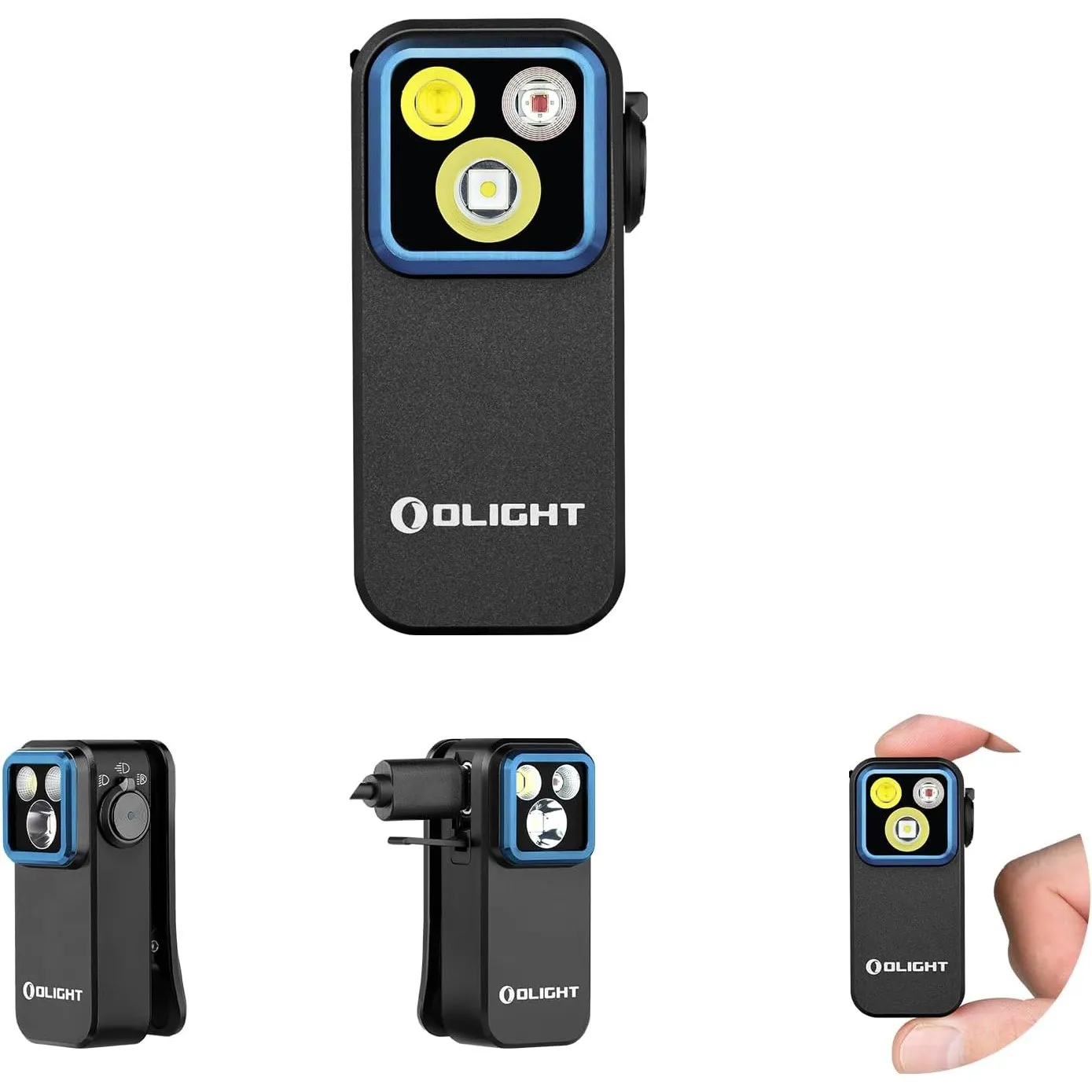 OLIGHT Oclip Pro Mini clip EDC-Taschenlampe mit Wiederaufladbare 500LM 120M