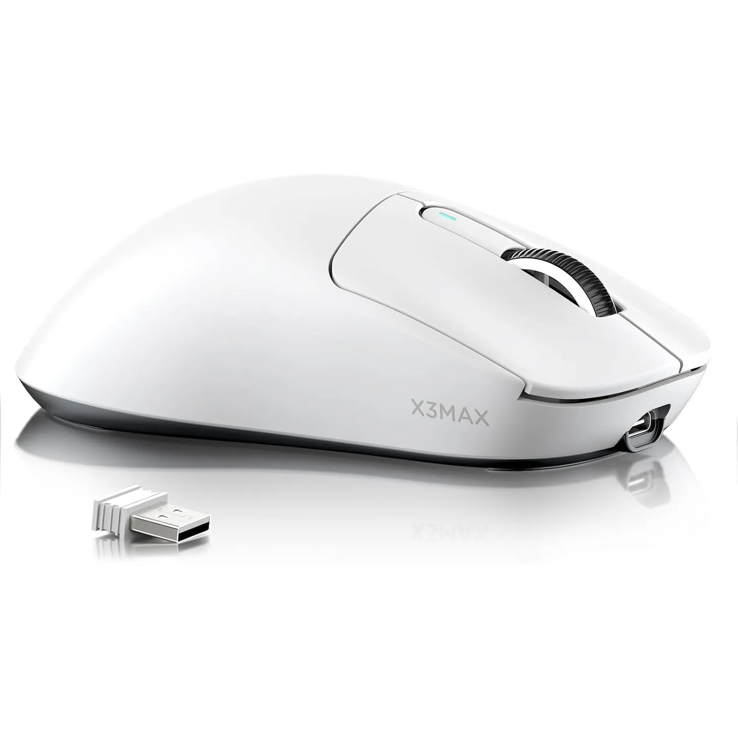 ATTACK SHARK X3MAX 49g Superlight Mouse, PixArt PAW3950 Gaming Sensor, BT/2.4G Wireless/Wired Gaming Mouse, 6 Adjustabl…