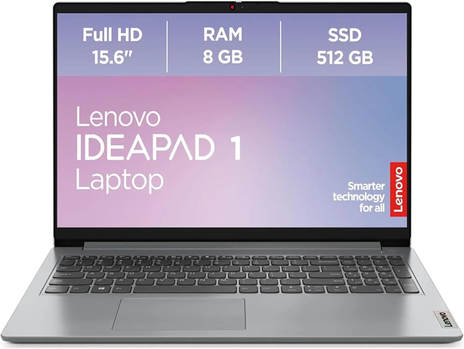 Lenovo IdeaPad 1 Laptop | 15,6" Full HD Display | AMD Ryzen 3 7320U | 8GB RAM | 512GB SSD | AMD Radeon Grafik | Windows…