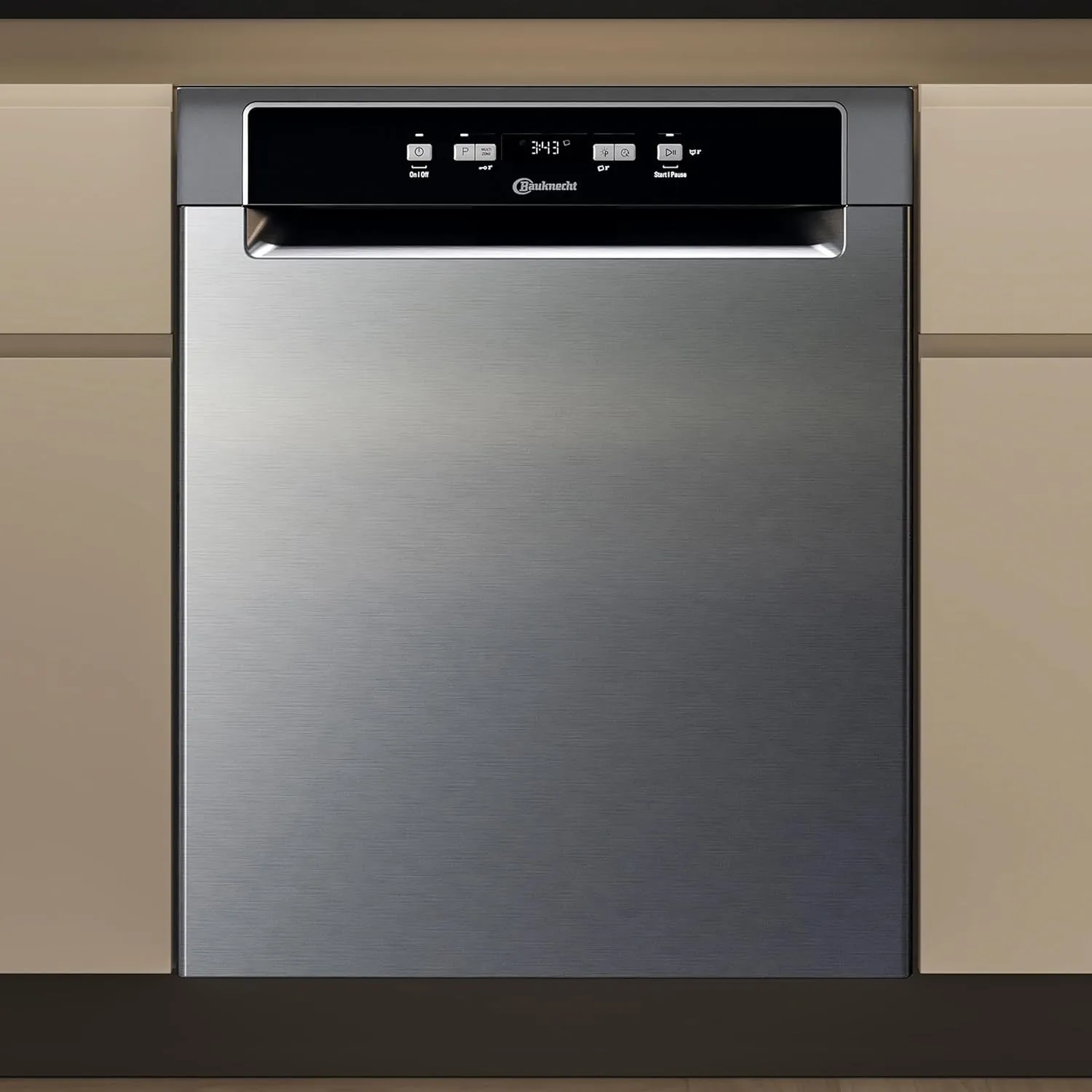 Bauknecht BK4UB14BN7A0X Unterbau-Geschirrspüler/ 60 cm/ActiveDry–automatisches Türöffnungssystem/Startzeitvorwahl/Multi…
