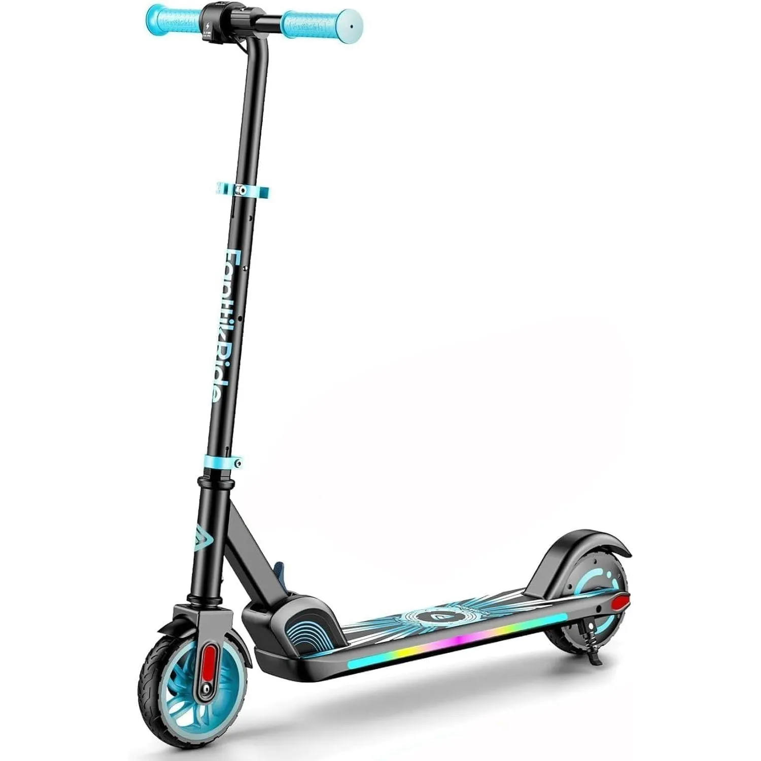 FanttikRide C9 Apex Elektroroller für Kinder 8-12 Jahren, Bluetooth-Musik, Bunte Regenbogenlichter, 8/12/16 km/h, 8 KM …